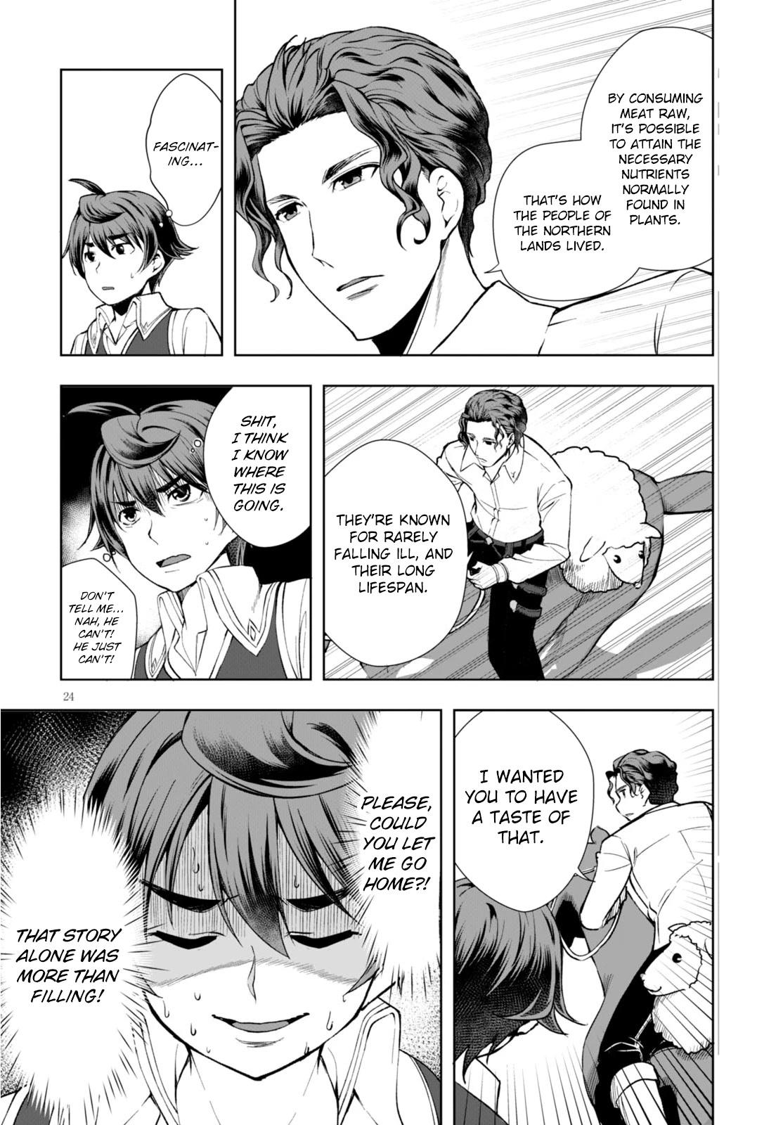 Botsuraku Youtei Nanode, Kajishokunin wo Mezasu chapter 3 page 24