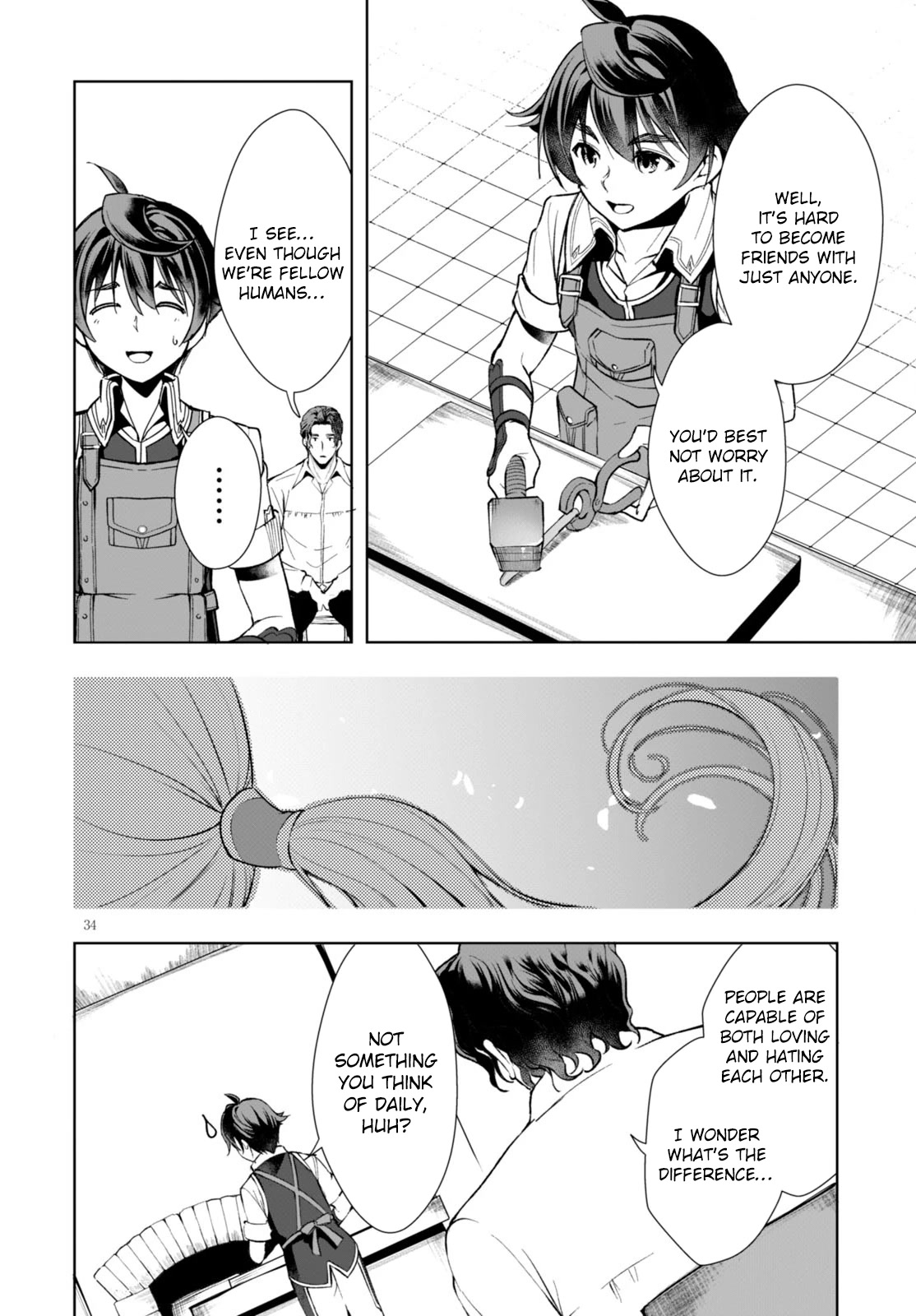 Botsuraku Youtei Nanode, Kajishokunin wo Mezasu chapter 3 page 33