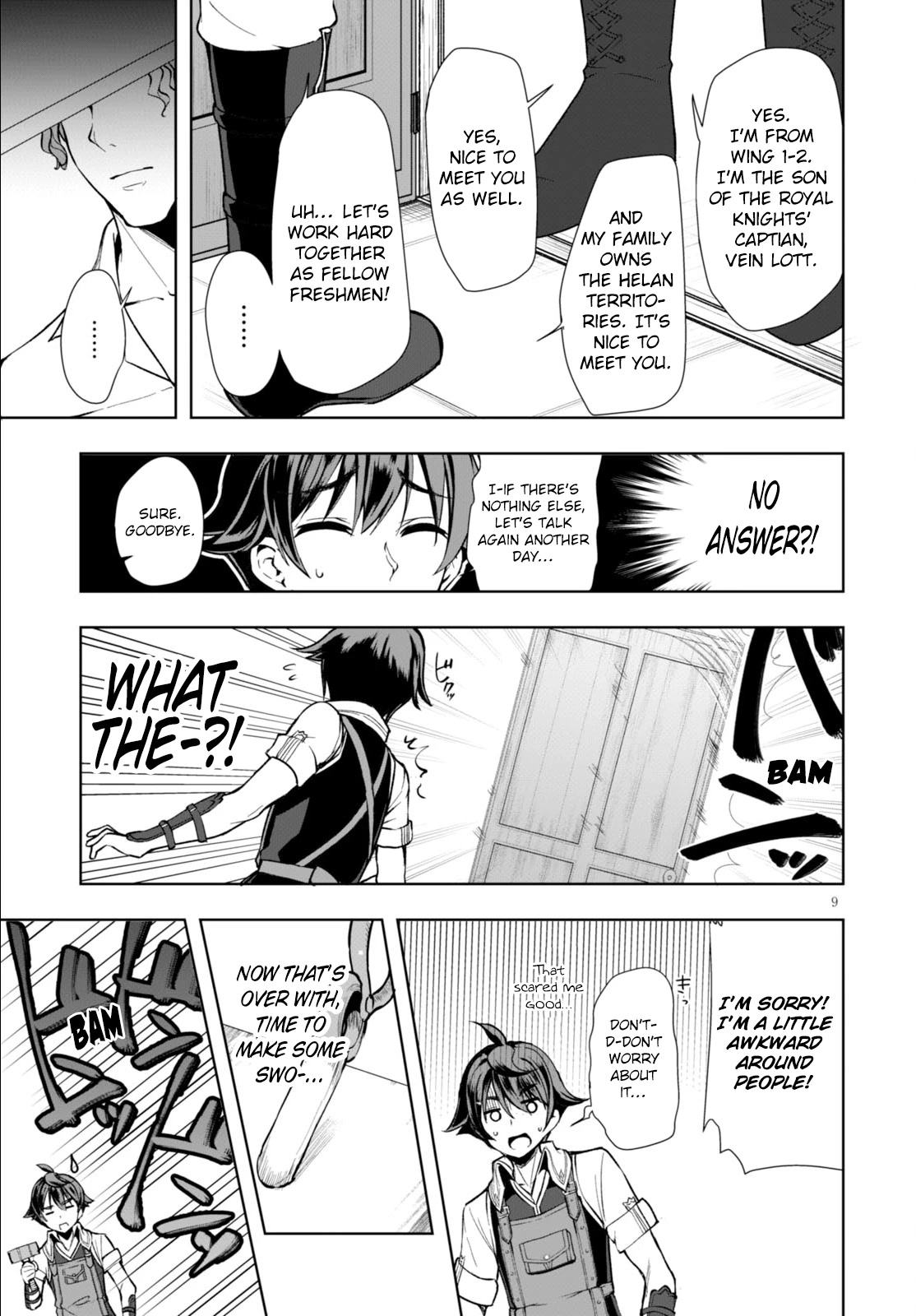 Botsuraku Youtei Nanode, Kajishokunin wo Mezasu chapter 3 page 9