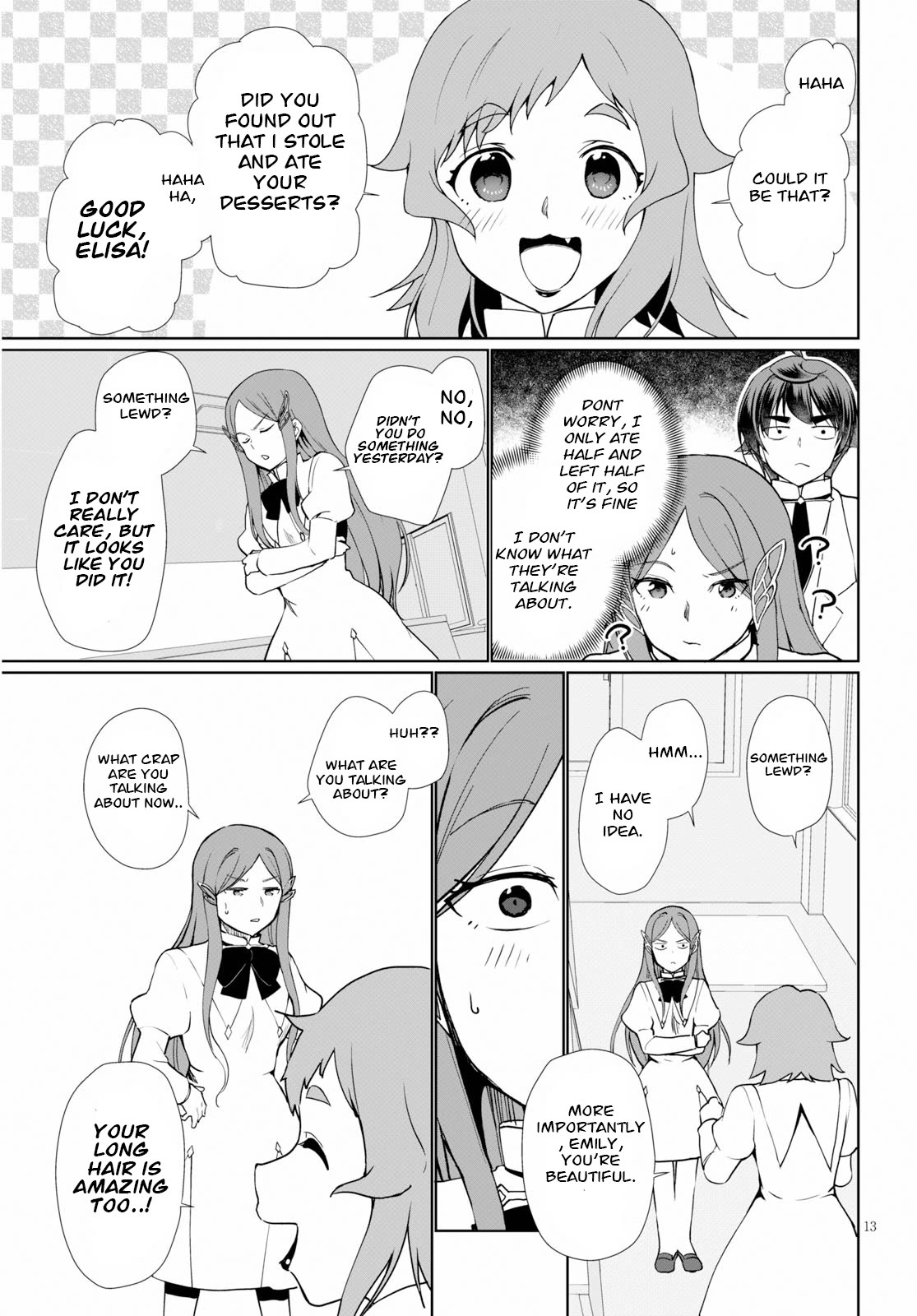 Botsuraku Youtei Nanode, Kajishokunin wo Mezasu chapter 35 page 13