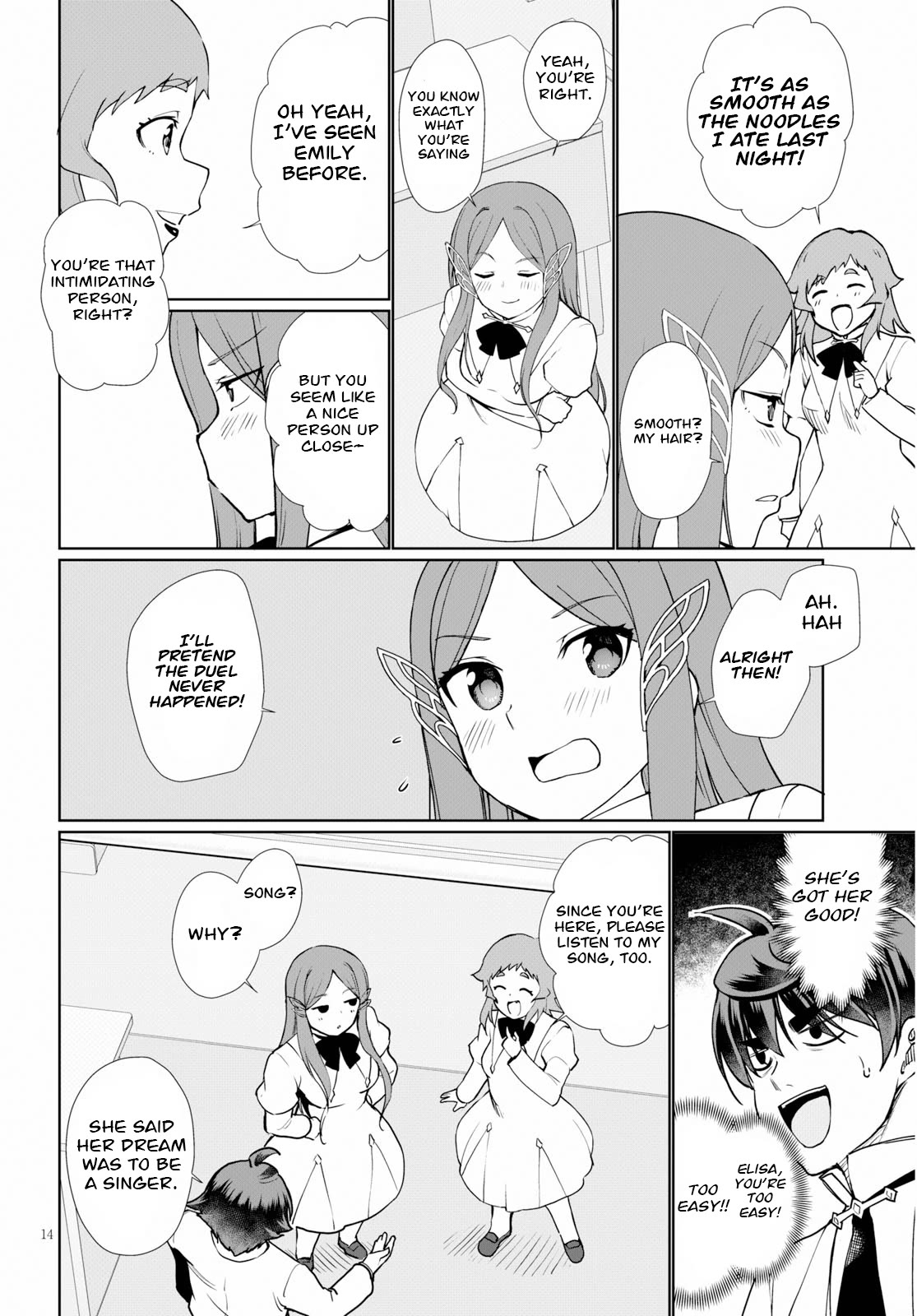 Botsuraku Youtei Nanode, Kajishokunin wo Mezasu chapter 35 page 14