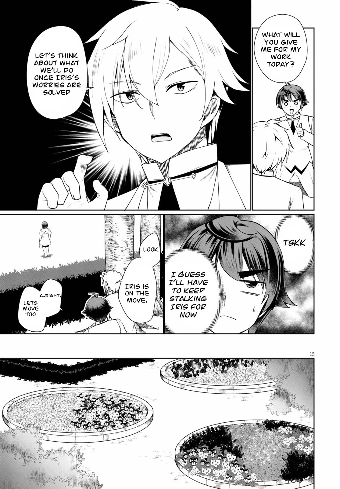 Botsuraku Youtei Nanode, Kajishokunin wo Mezasu chapter 38 page 15