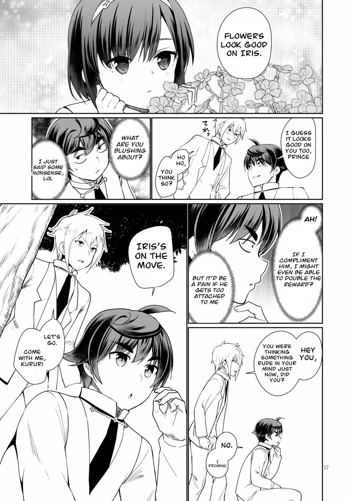 Botsuraku Youtei Nanode, Kajishokunin wo Mezasu chapter 38 page 17