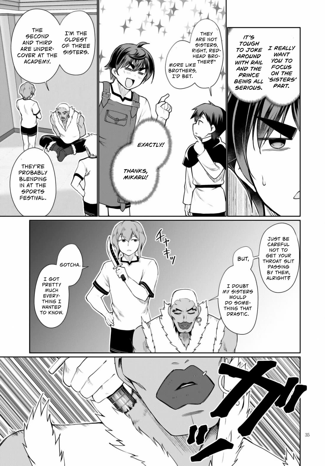 Botsuraku Youtei Nanode, Kajishokunin wo Mezasu chapter 40 page 36