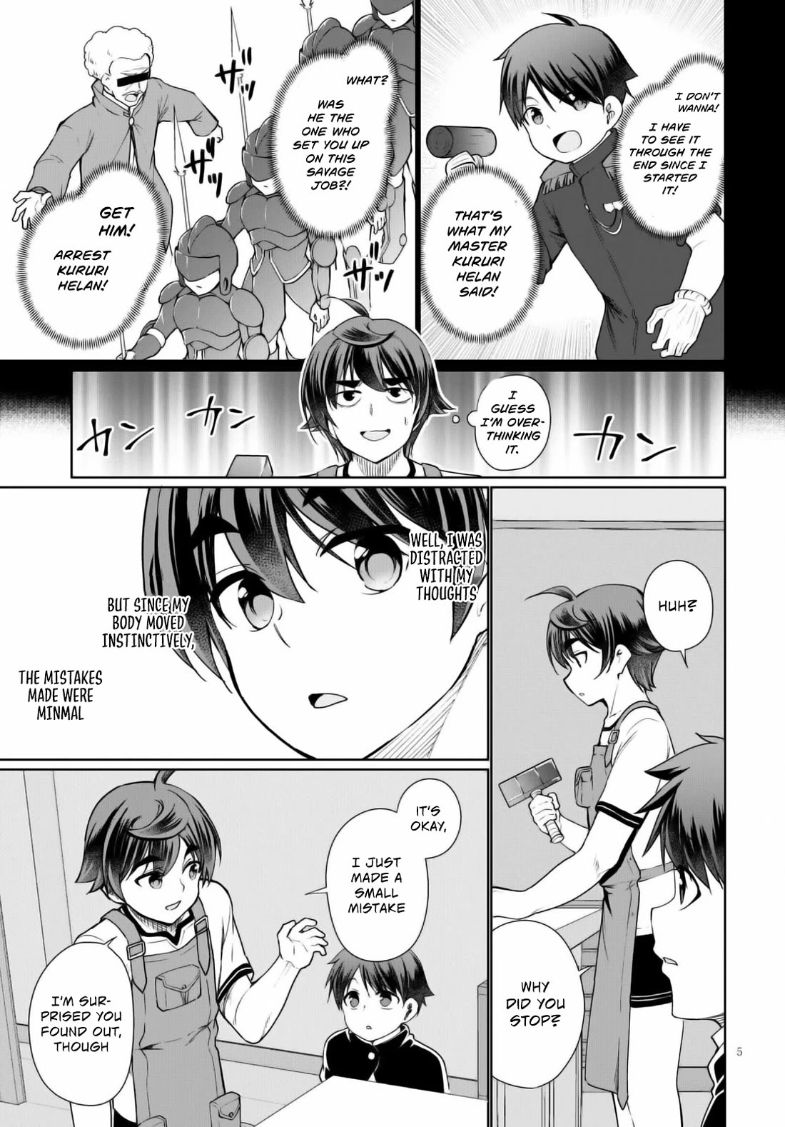 Botsuraku Youtei Nanode, Kajishokunin wo Mezasu chapter 40 page 6