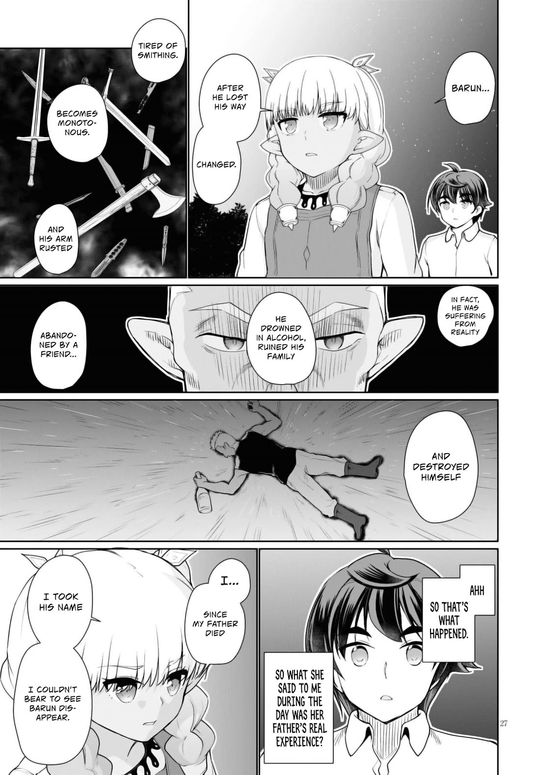 Botsuraku Youtei Nanode, Kajishokunin wo Mezasu chapter 43 page 28