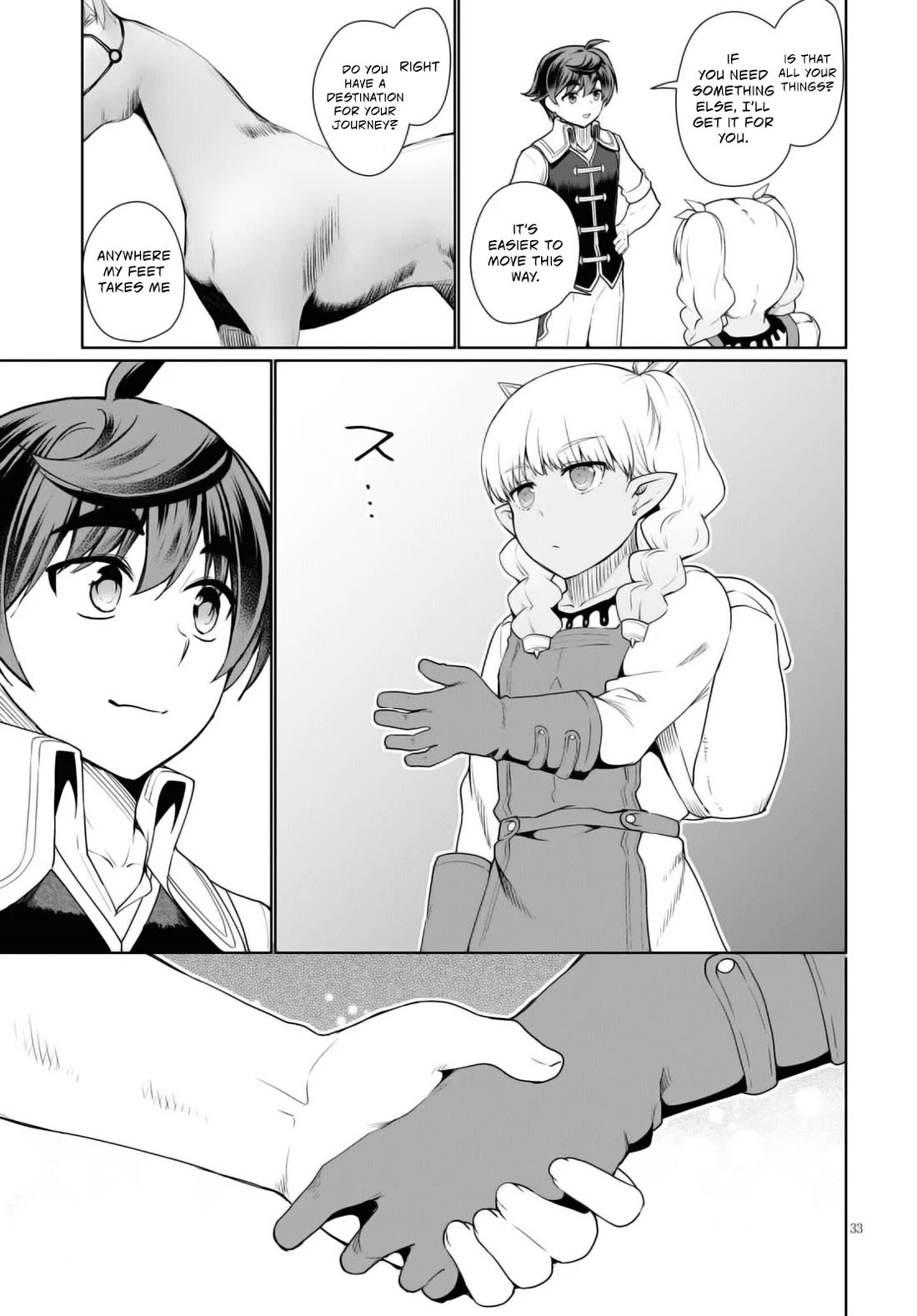 Botsuraku Youtei Nanode, Kajishokunin wo Mezasu chapter 43 page 34