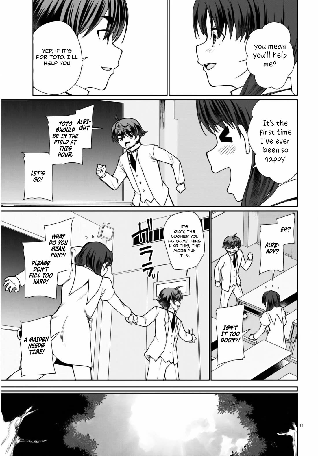 Botsuraku Youtei Nanode, Kajishokunin wo Mezasu chapter 44 page 12