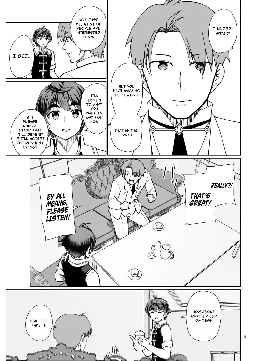 Botsuraku Youtei Nanode, Kajishokunin wo Mezasu chapter 45 page 6