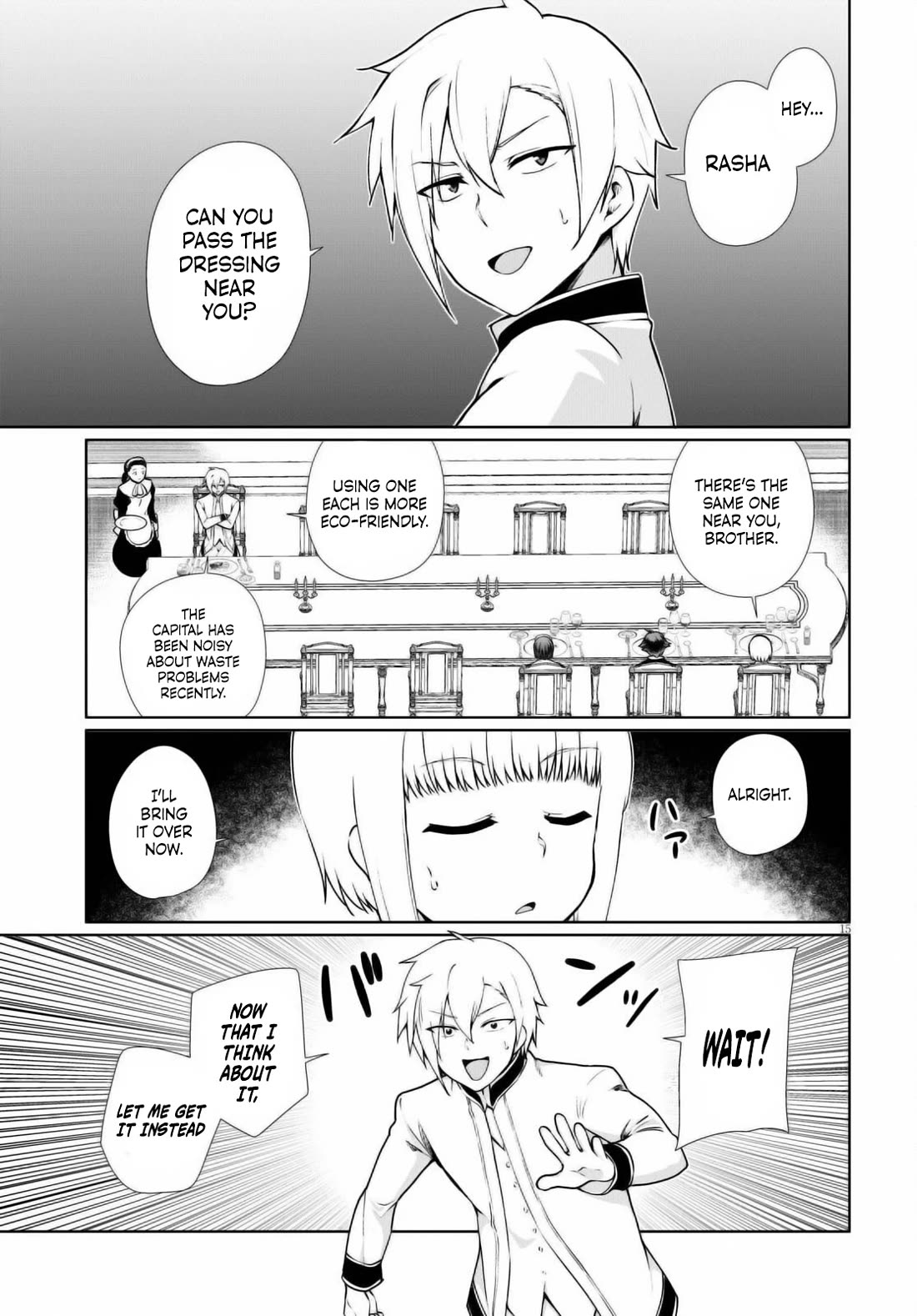 Botsuraku Youtei Nanode, Kajishokunin wo Mezasu chapter 51 page 15