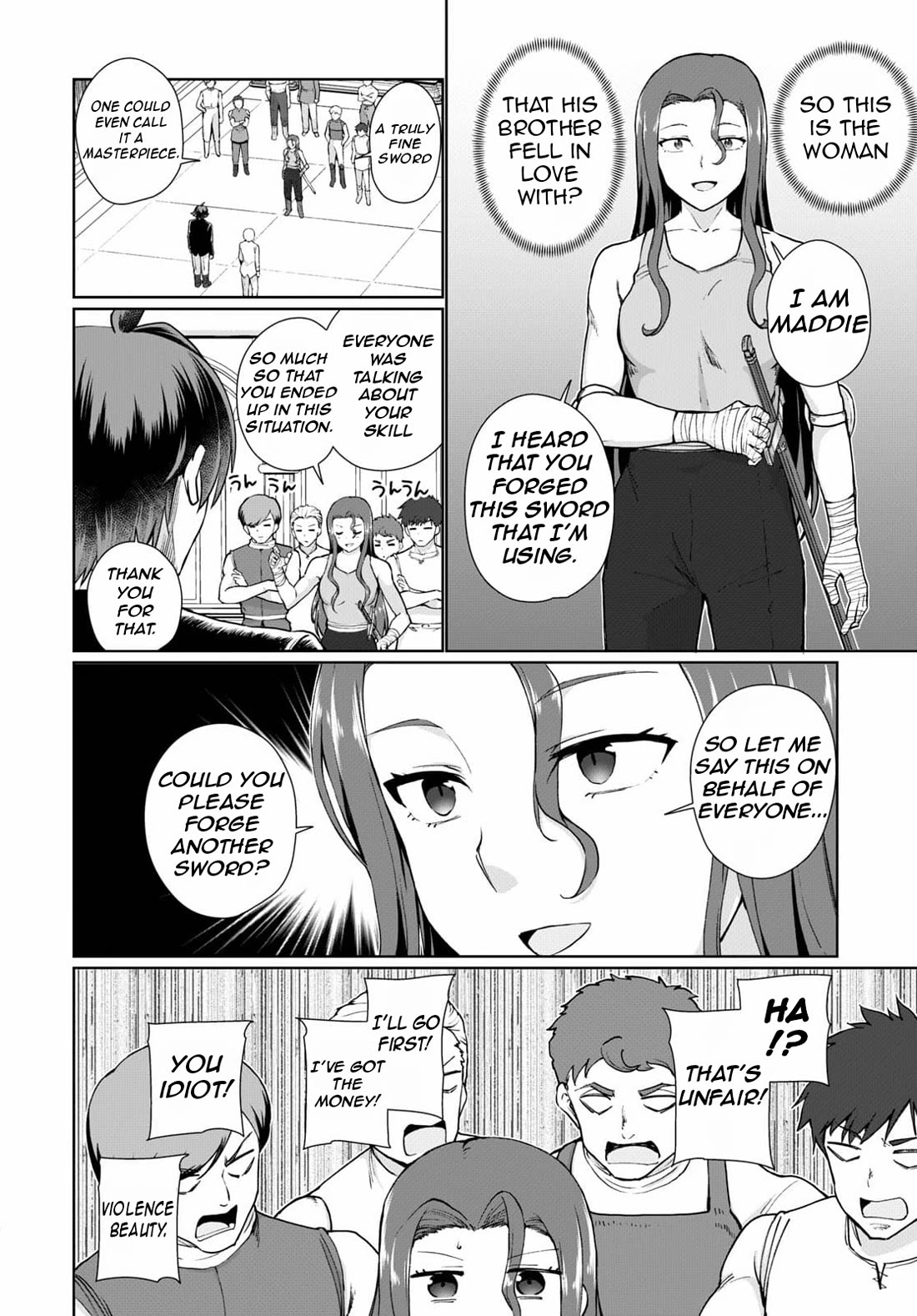 Botsuraku Youtei Nanode, Kajishokunin wo Mezasu chapter 53 page 9