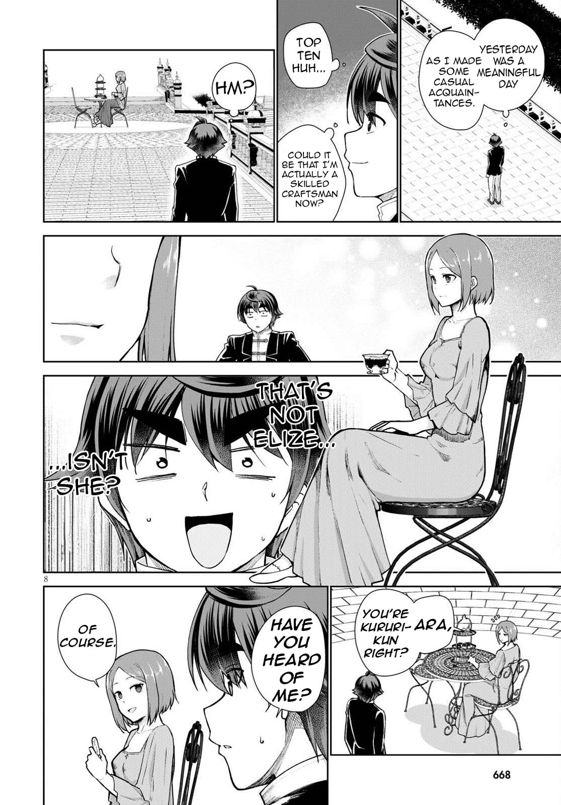 Botsuraku Youtei Nanode, Kajishokunin wo Mezasu chapter 55 page 12