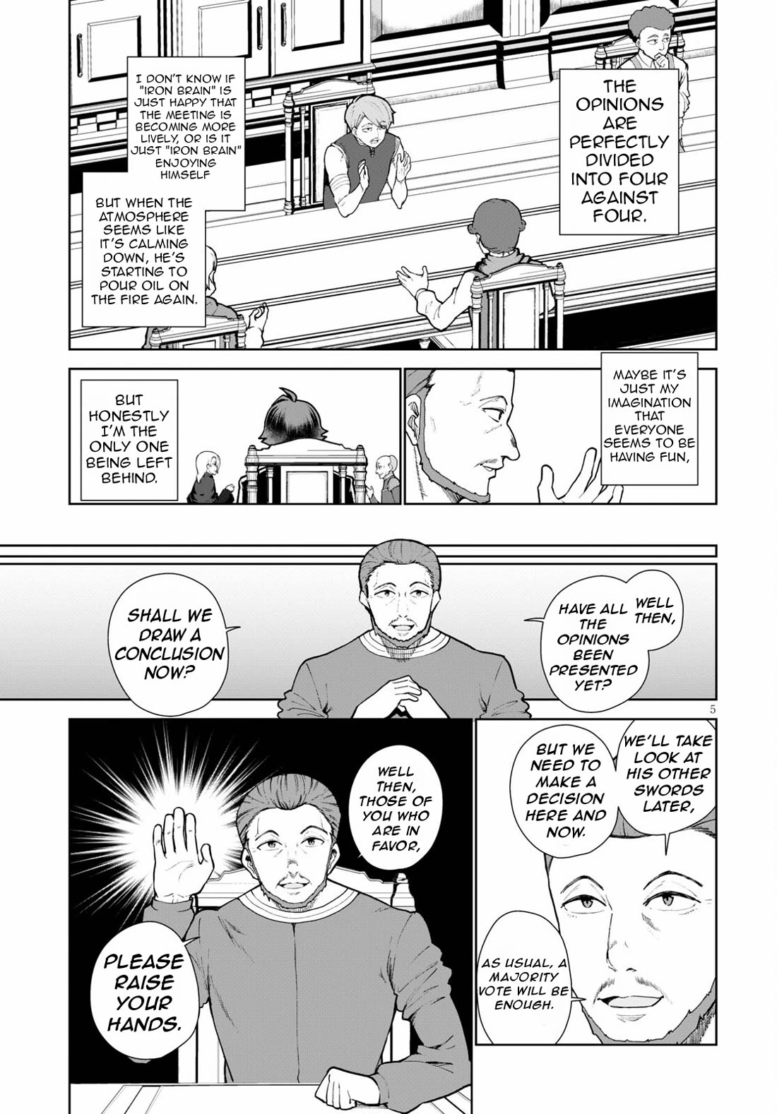 Botsuraku Youtei Nanode, Kajishokunin wo Mezasu chapter 55 page 9