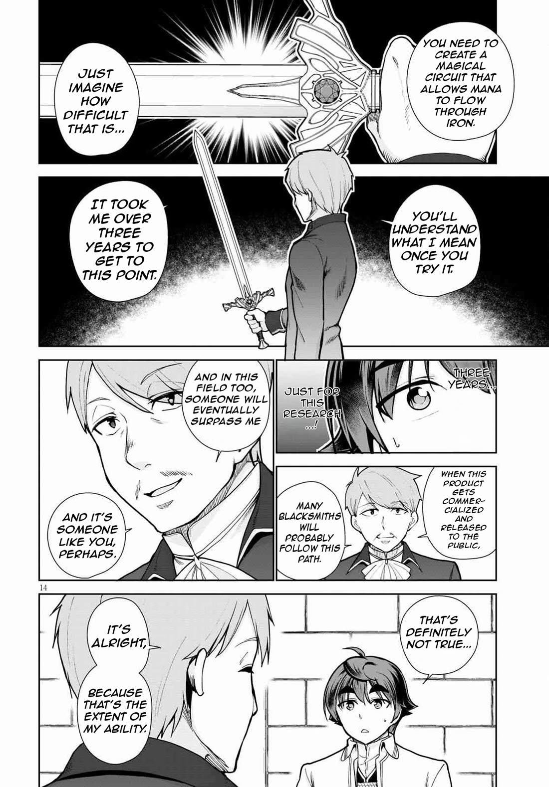 Botsuraku Youtei Nanode, Kajishokunin wo Mezasu chapter 56 page 17