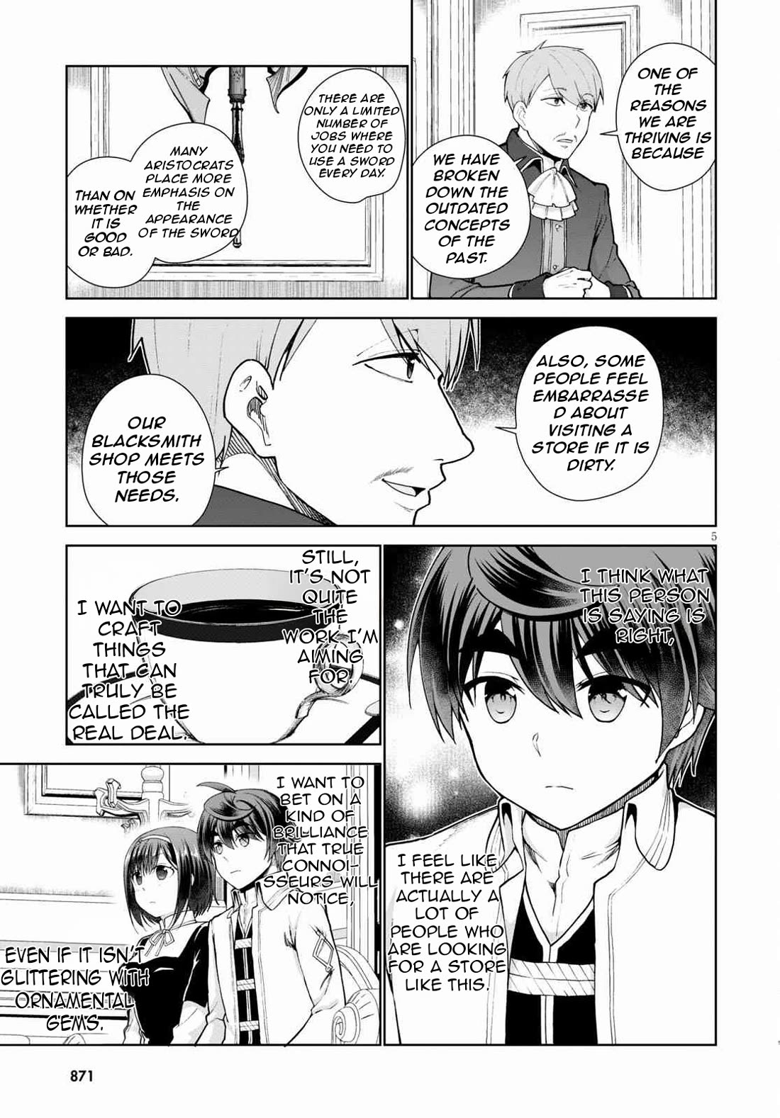 Botsuraku Youtei Nanode, Kajishokunin wo Mezasu chapter 56 page 8