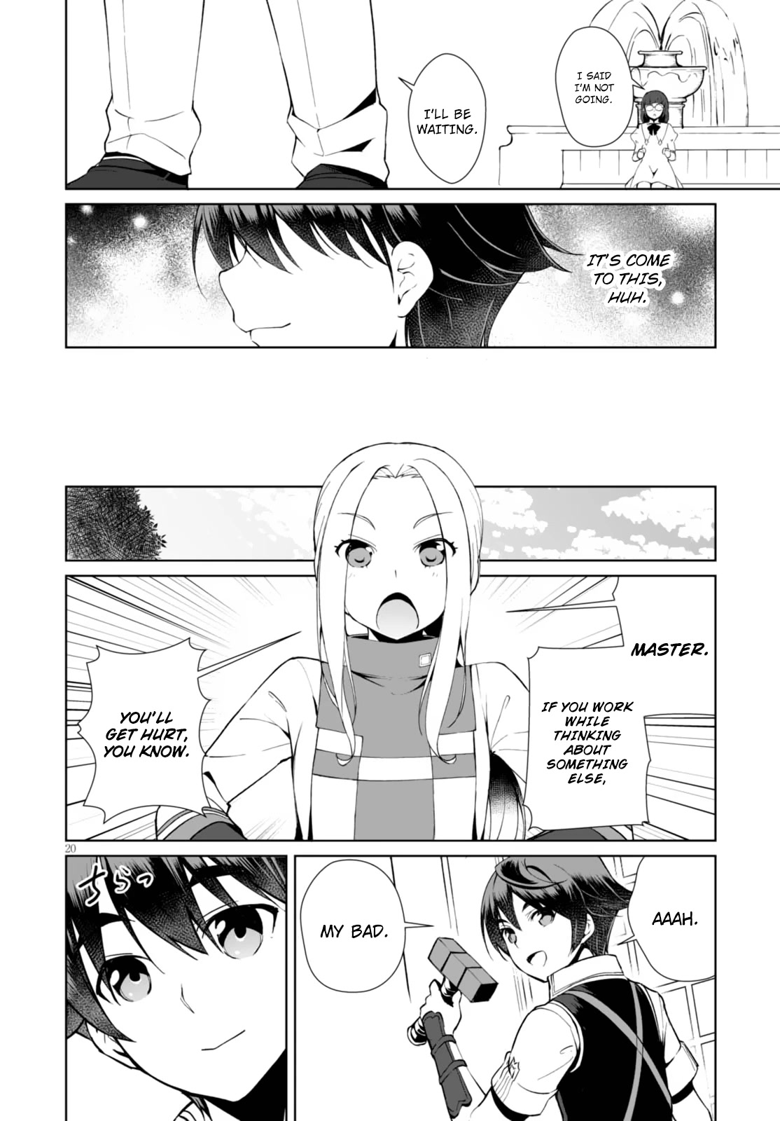 Botsuraku Youtei Nanode, Kajishokunin wo Mezasu chapter 6 page 20