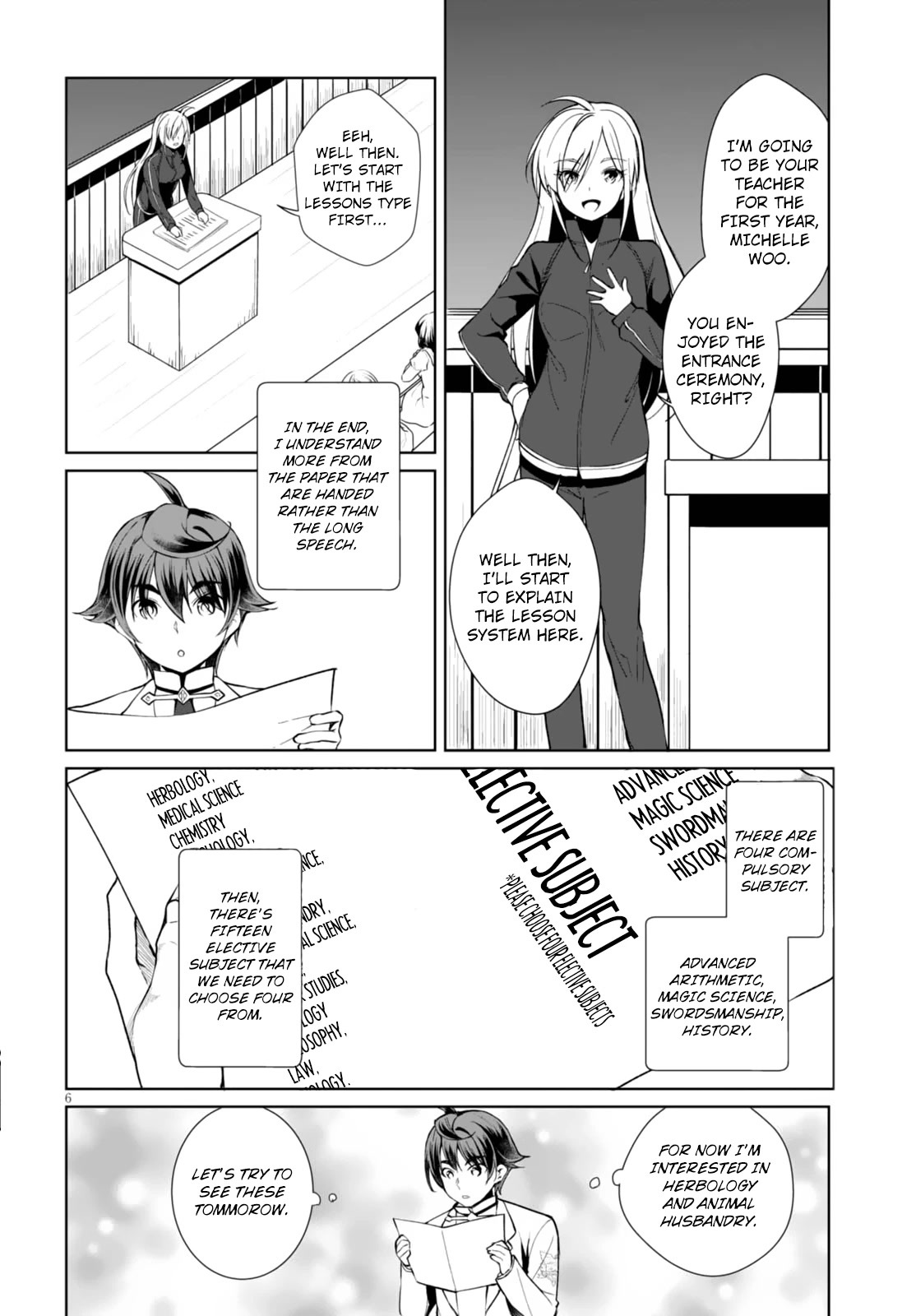 Botsuraku Youtei Nanode, Kajishokunin wo Mezasu chapter 6 page 6