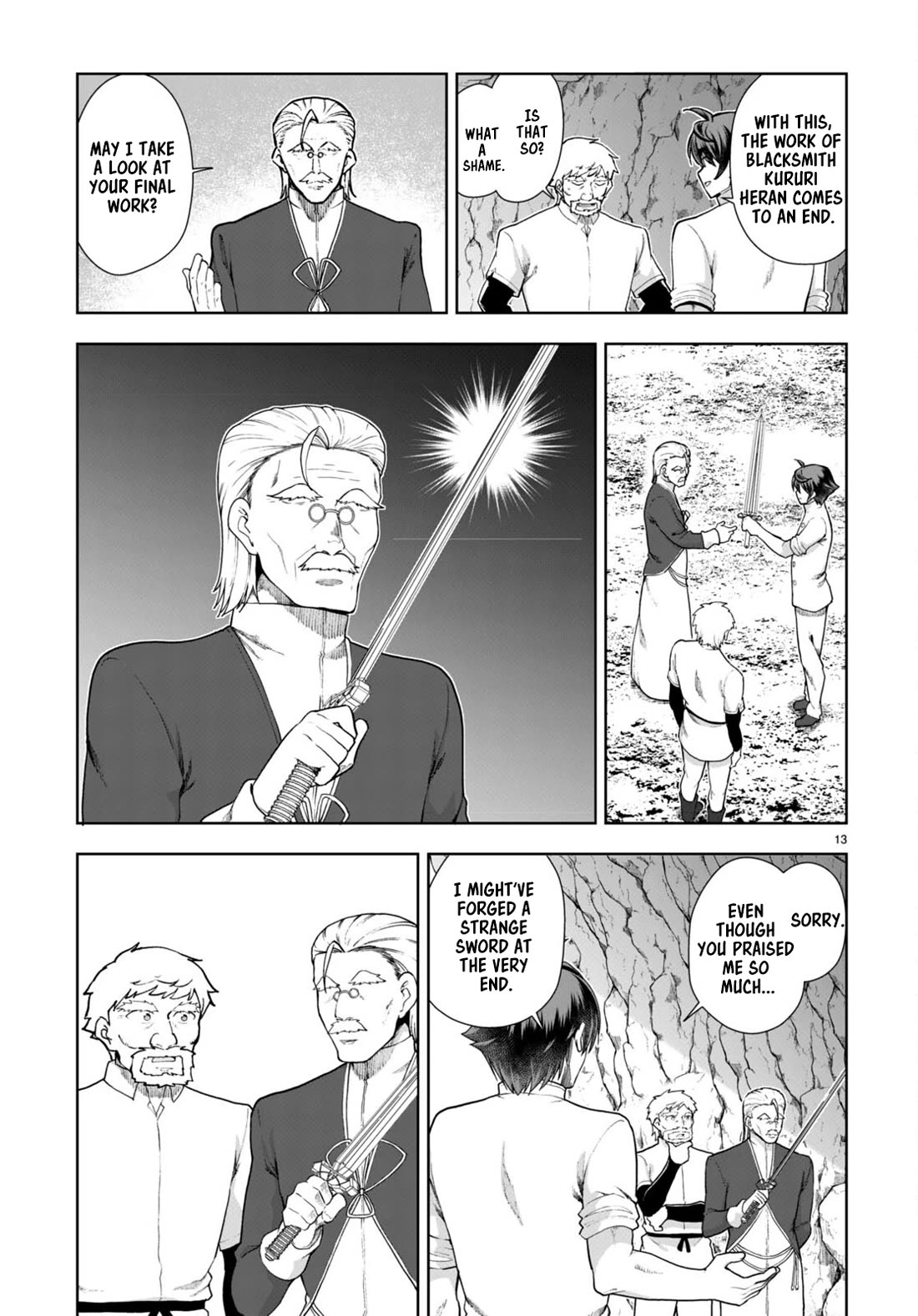 Botsuraku Youtei Nanode, Kajishokunin wo Mezasu chapter 74 page 13