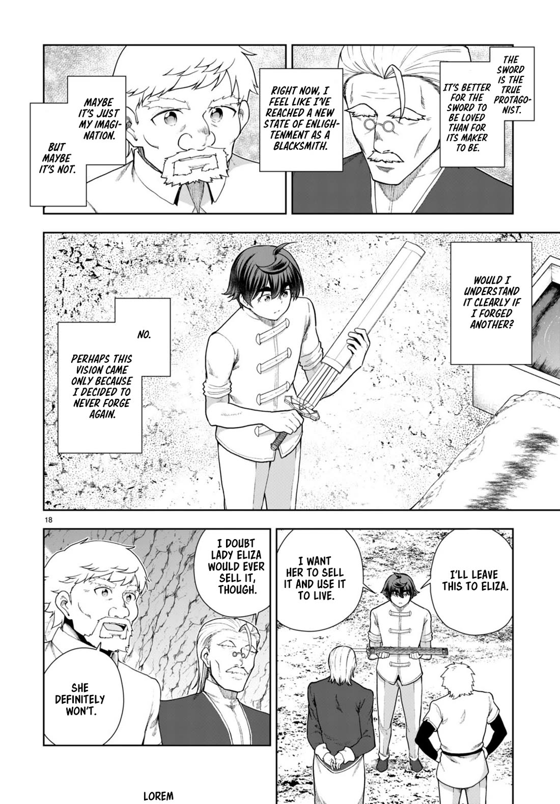 Botsuraku Youtei Nanode, Kajishokunin wo Mezasu chapter 74 page 18