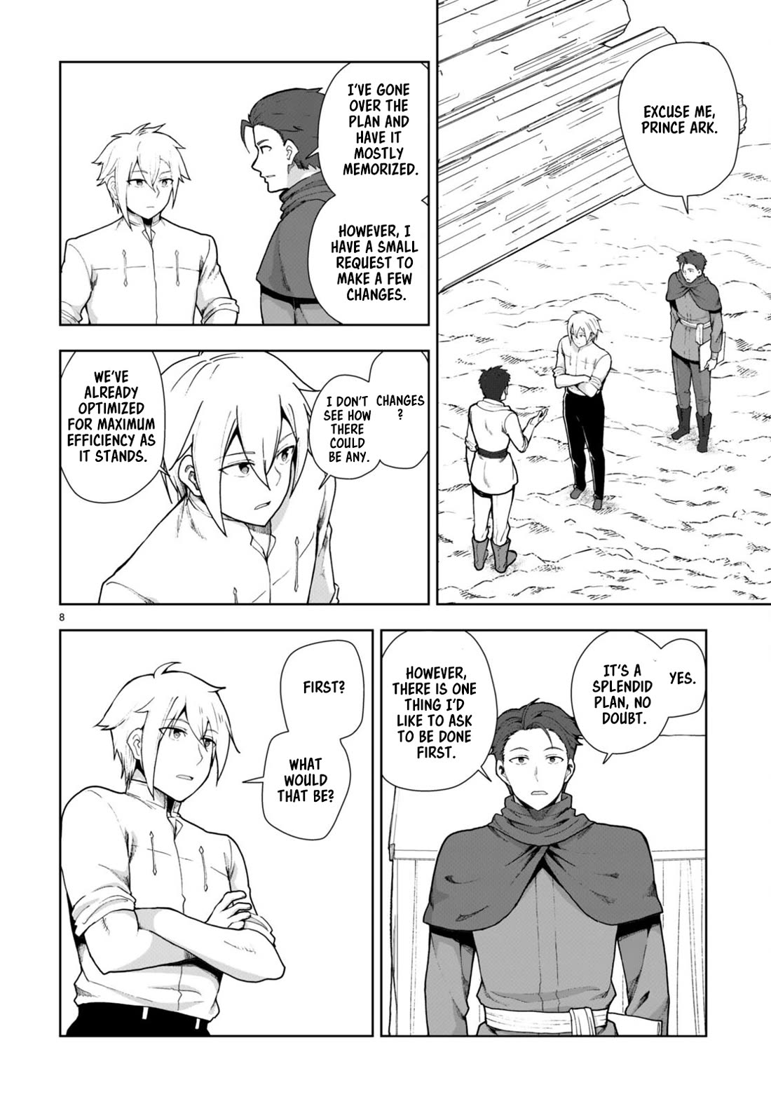 Botsuraku Youtei Nanode, Kajishokunin wo Mezasu chapter 76 page 8