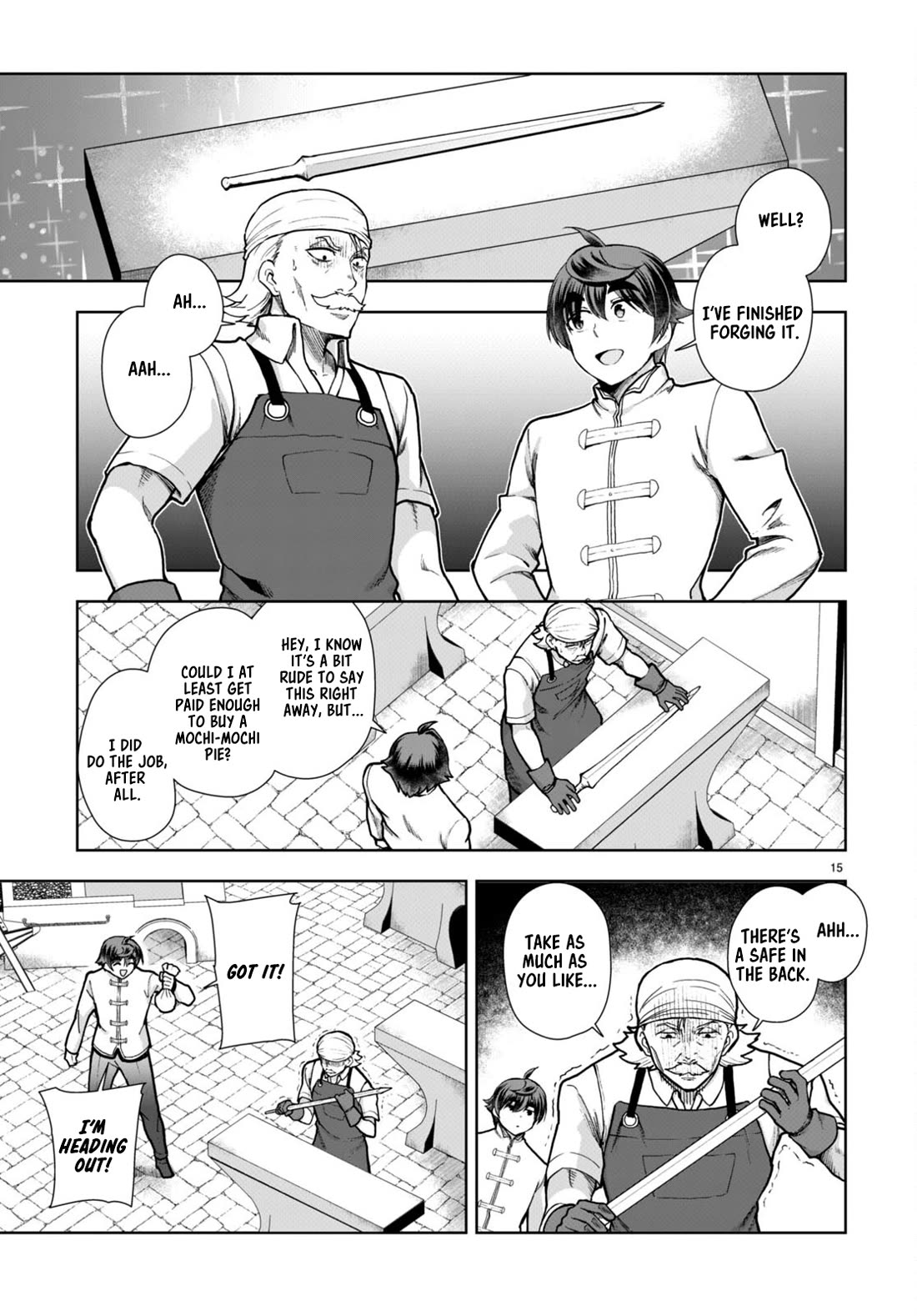 Botsuraku Youtei Nanode, Kajishokunin wo Mezasu chapter 78 page 15