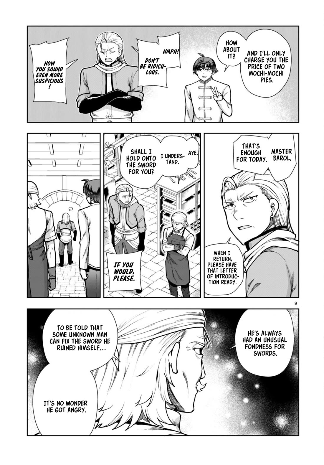 Botsuraku Youtei Nanode, Kajishokunin wo Mezasu chapter 78 page 9