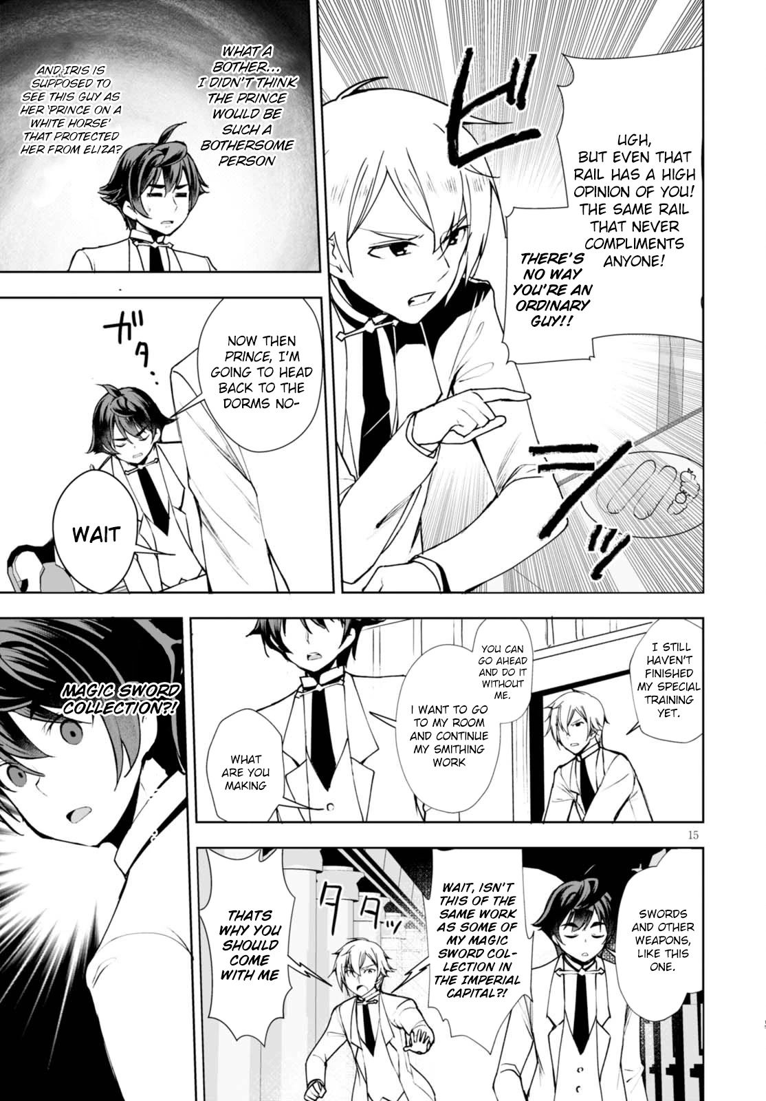 Botsuraku Youtei Nanode, Kajishokunin wo Mezasu chapter 8 page 16