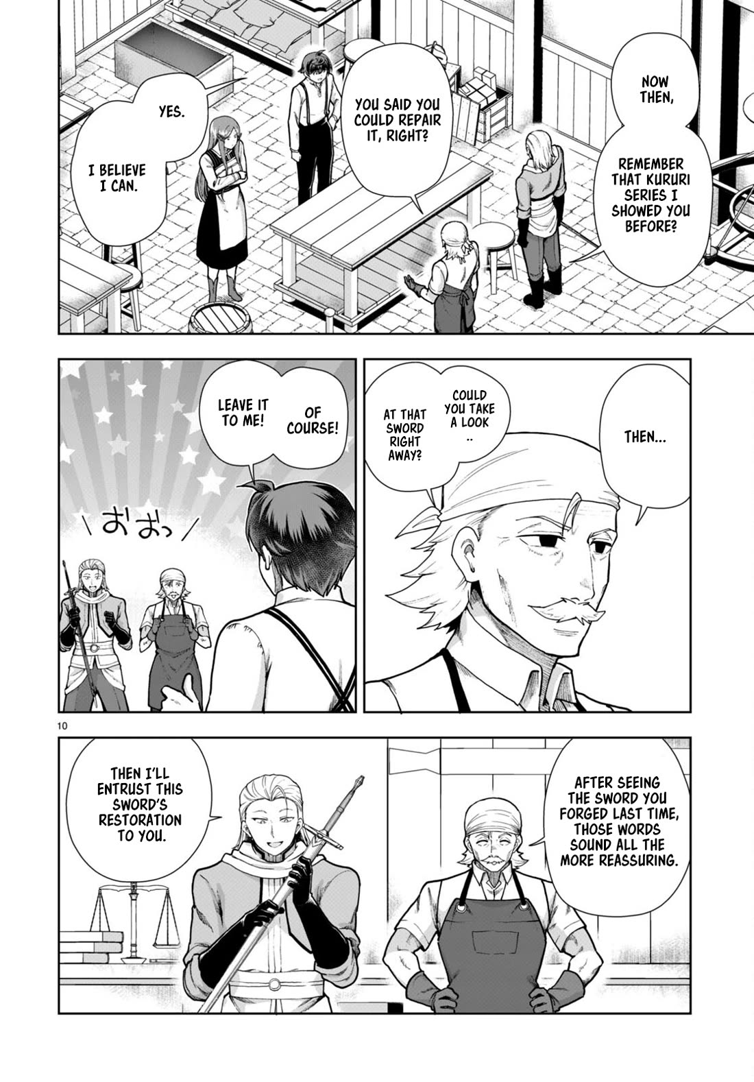 Botsuraku Youtei Nanode, Kajishokunin wo Mezasu chapter 80 page 10