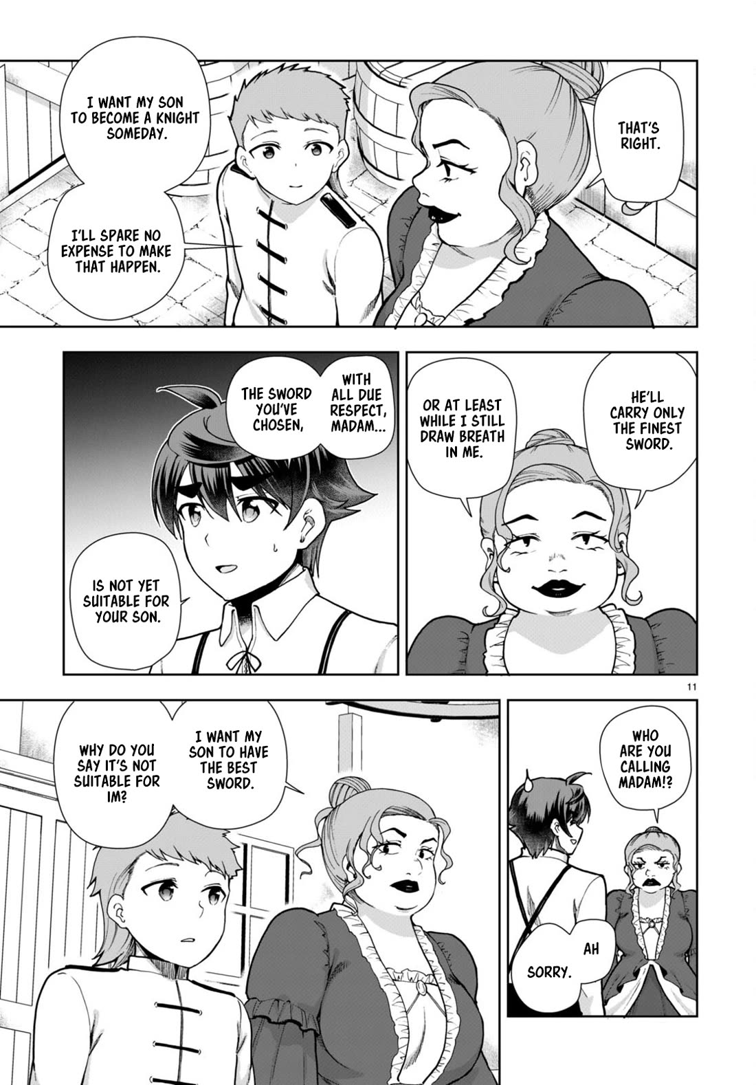 Botsuraku Youtei Nanode, Kajishokunin wo Mezasu chapter 81 page 11