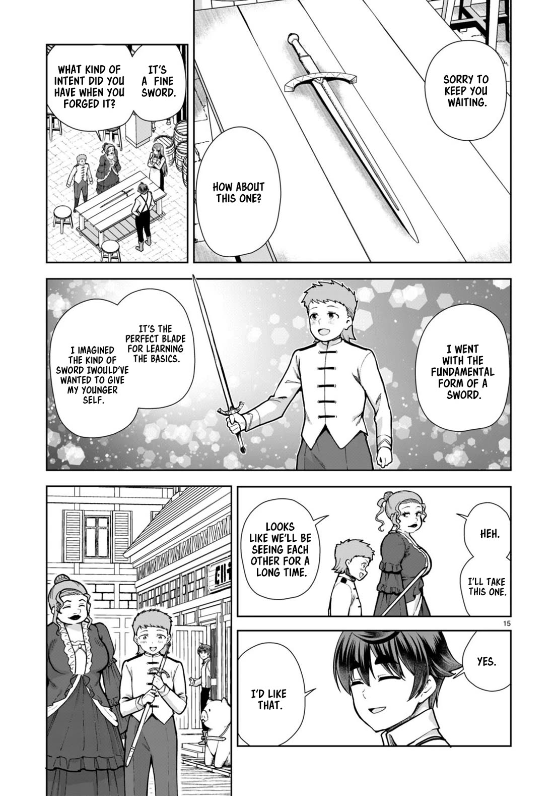 Botsuraku Youtei Nanode, Kajishokunin wo Mezasu chapter 81 page 15