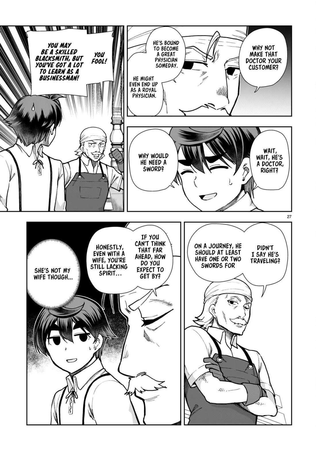 Botsuraku Youtei Nanode, Kajishokunin wo Mezasu chapter 81 page 27