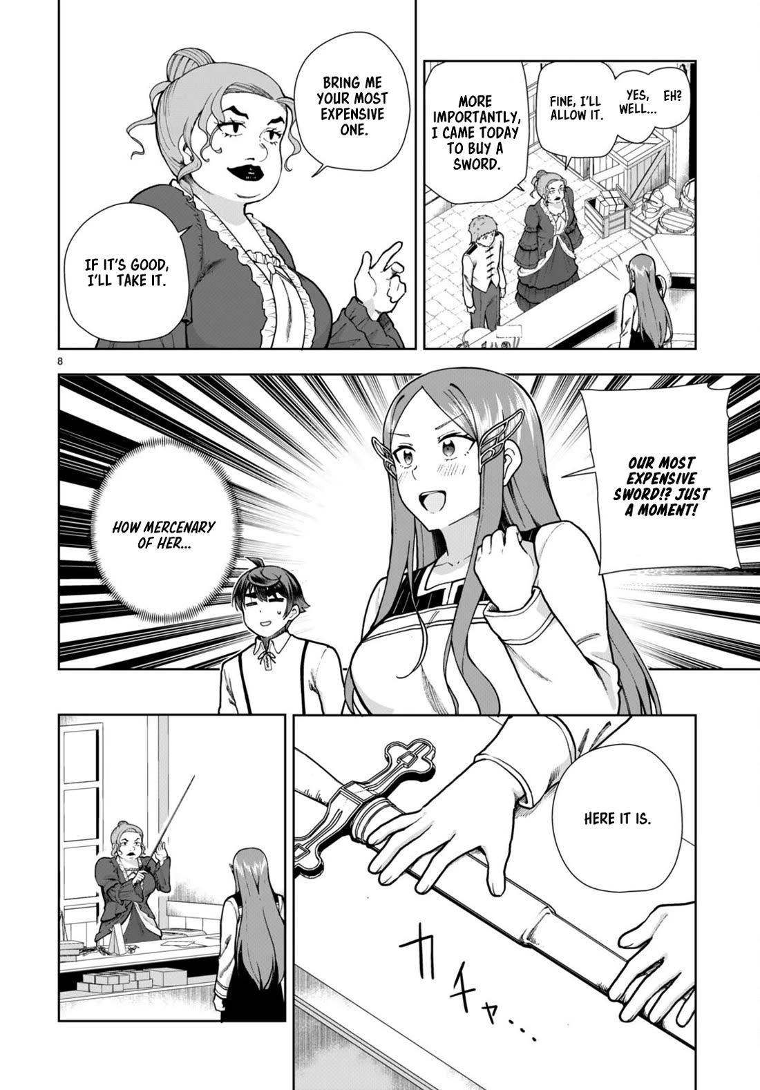 Botsuraku Youtei Nanode, Kajishokunin wo Mezasu chapter 81 page 8