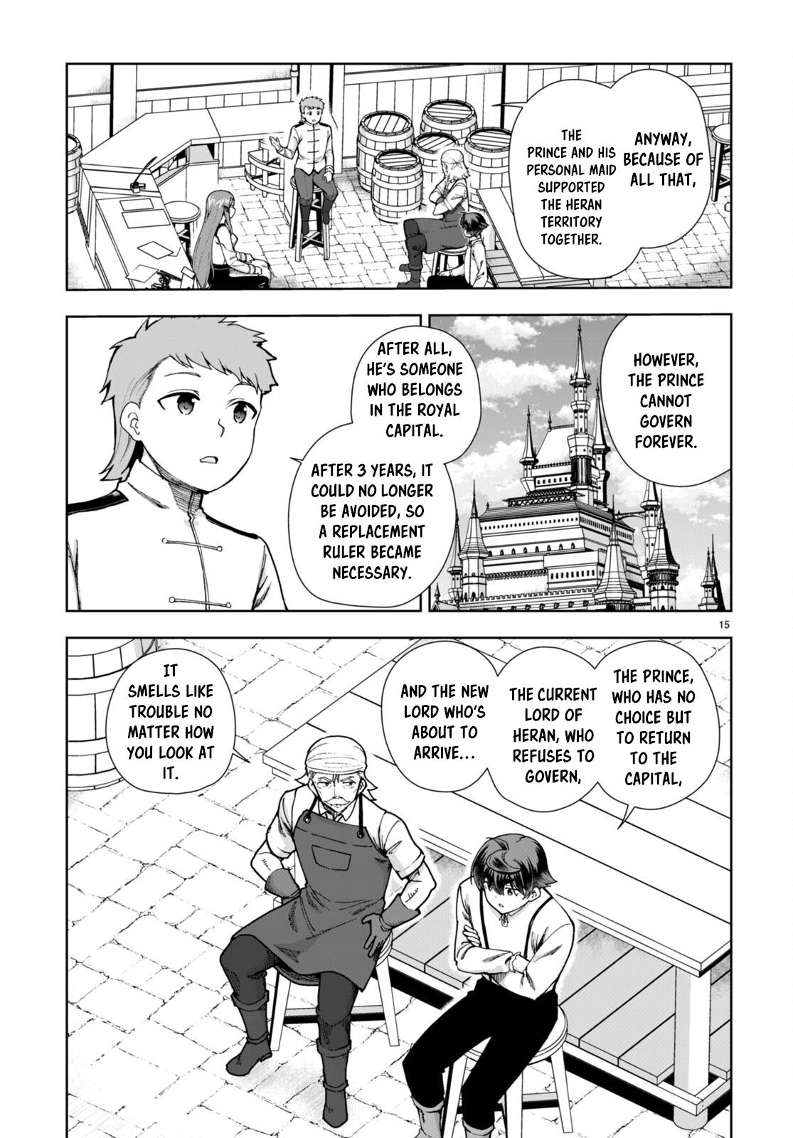 Botsuraku Youtei Nanode, Kajishokunin wo Mezasu chapter 86 page 15