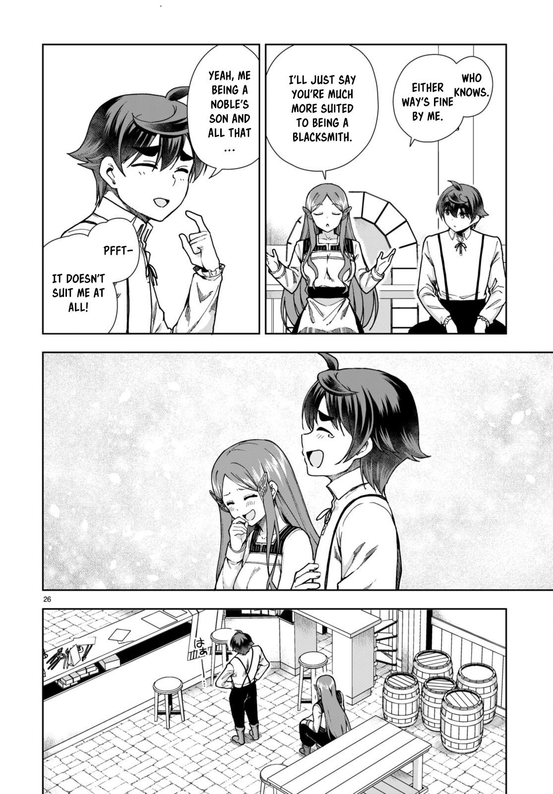 Botsuraku Youtei Nanode, Kajishokunin wo Mezasu chapter 86 page 26