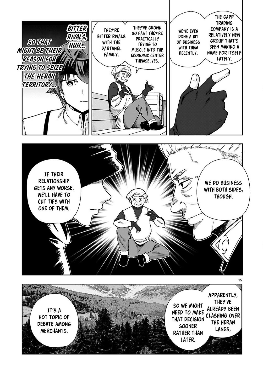 Botsuraku Youtei Nanode, Kajishokunin wo Mezasu chapter 87 page 15