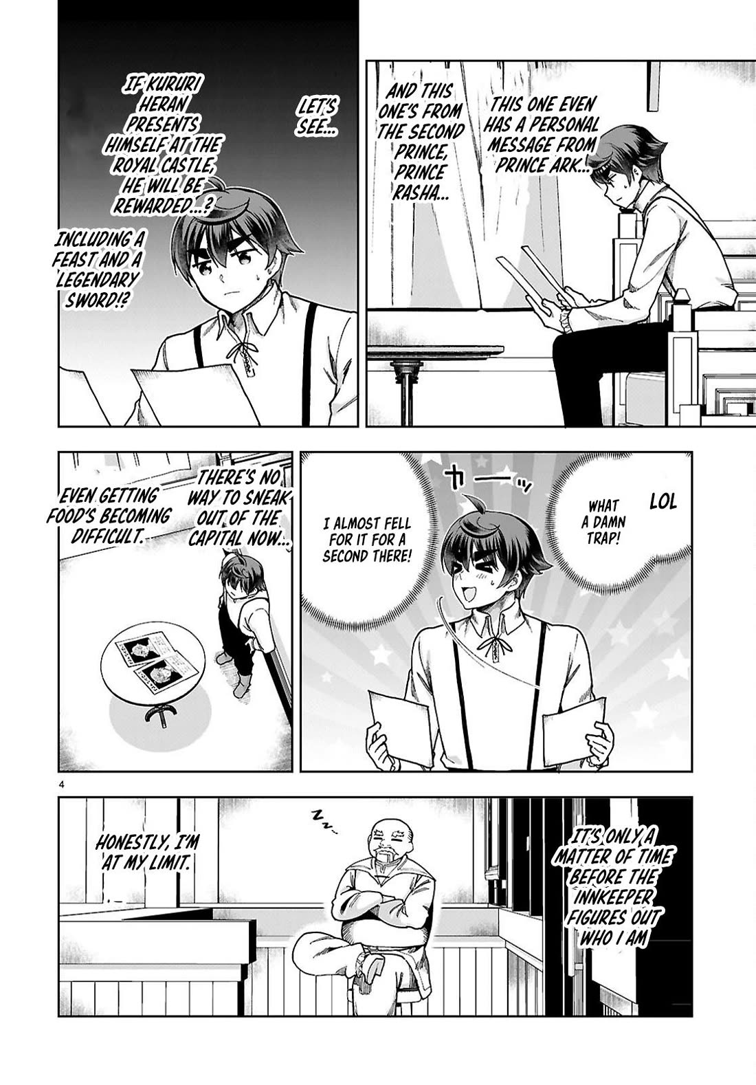 Botsuraku Youtei Nanode, Kajishokunin wo Mezasu chapter 90 page 4