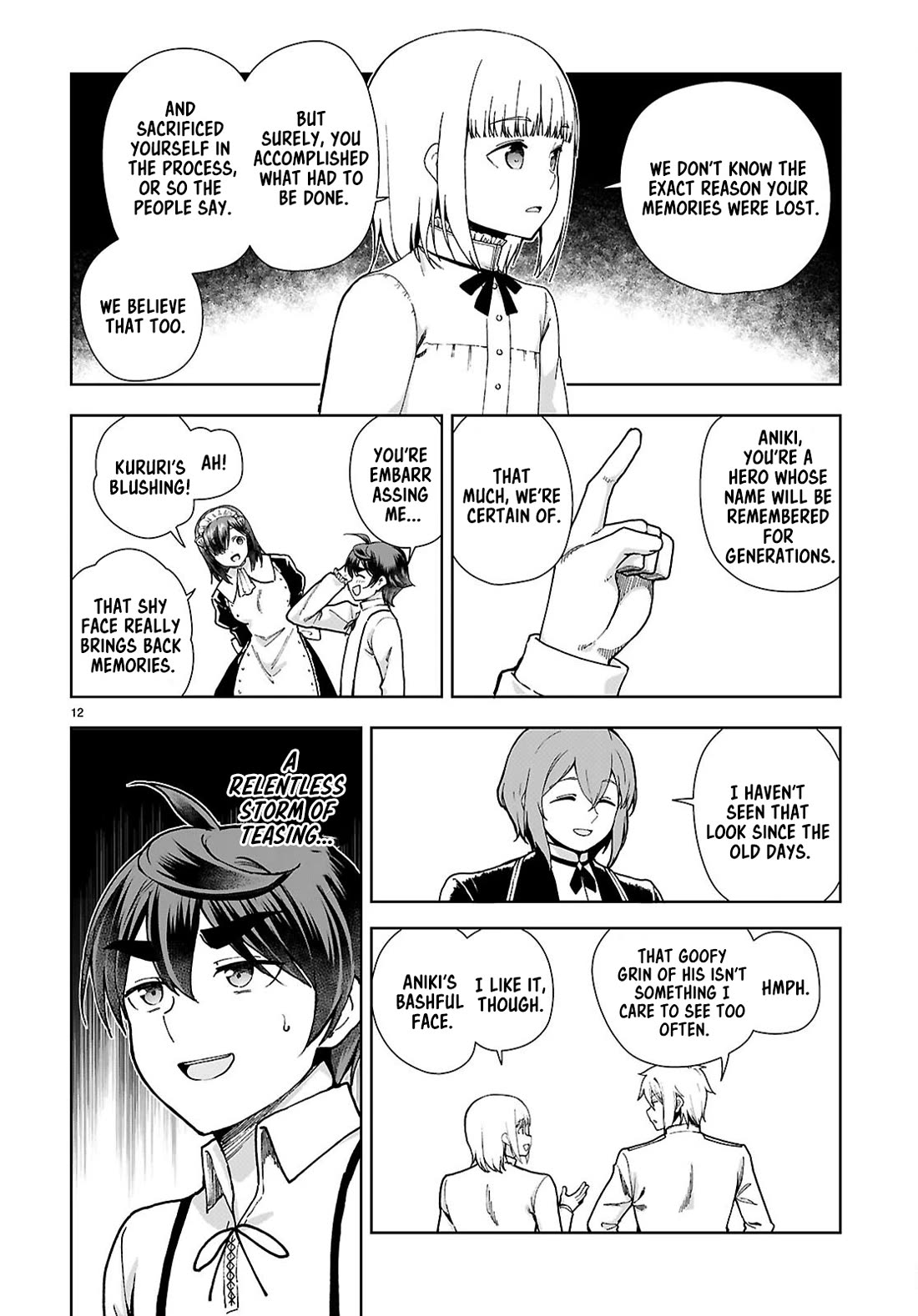 Botsuraku Youtei Nanode, Kajishokunin wo Mezasu chapter 92 page 12