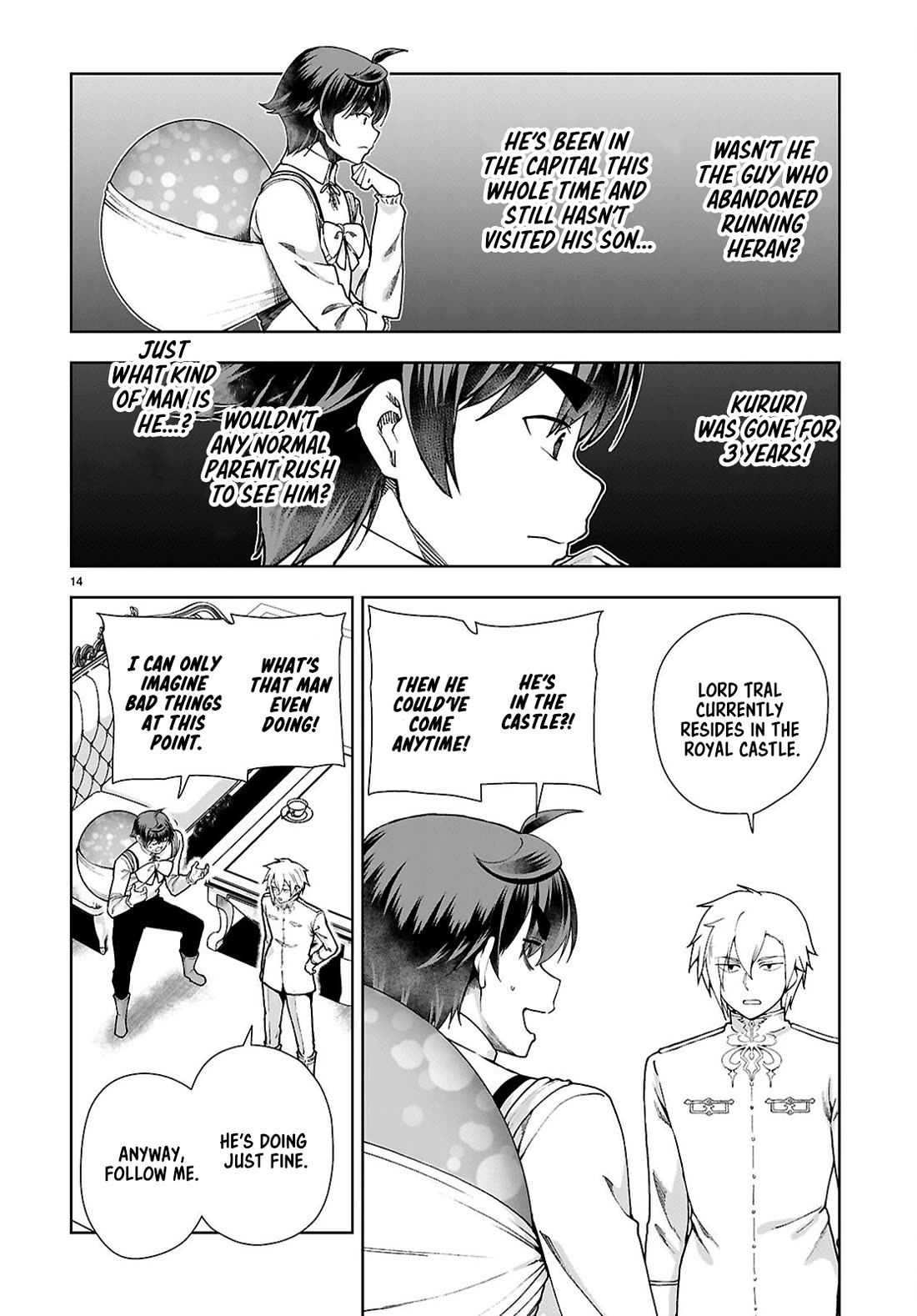 Botsuraku Youtei Nanode, Kajishokunin wo Mezasu chapter 93 page 14