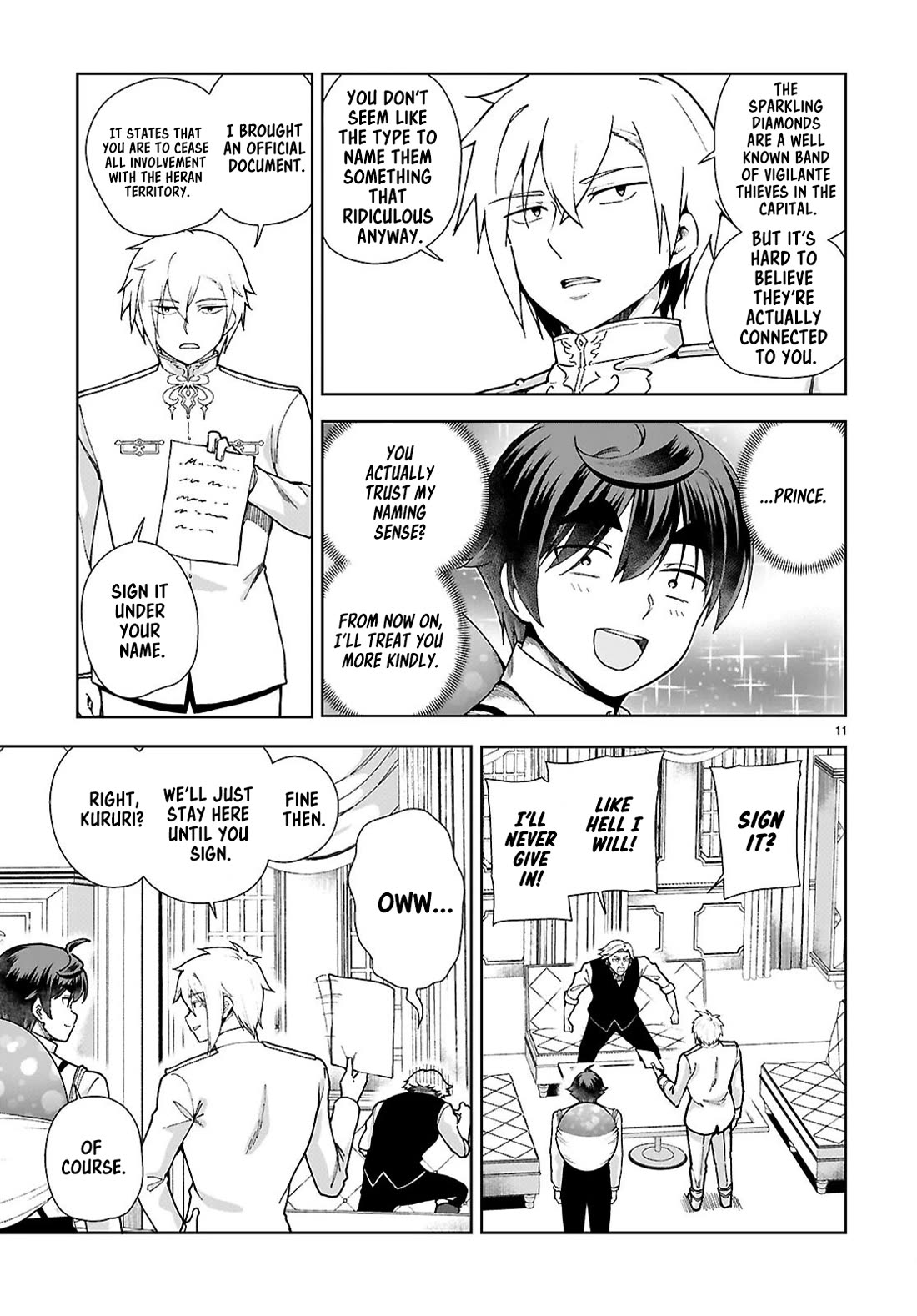 Botsuraku Youtei Nanode, Kajishokunin wo Mezasu chapter 94 page 11