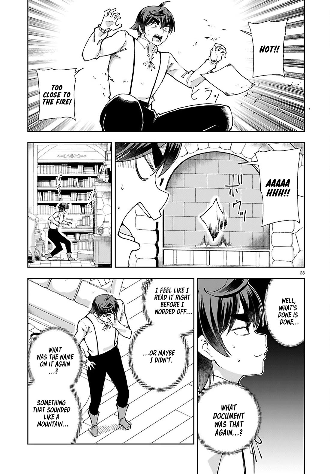 Botsuraku Youtei Nanode, Kajishokunin wo Mezasu chapter 96 page 23