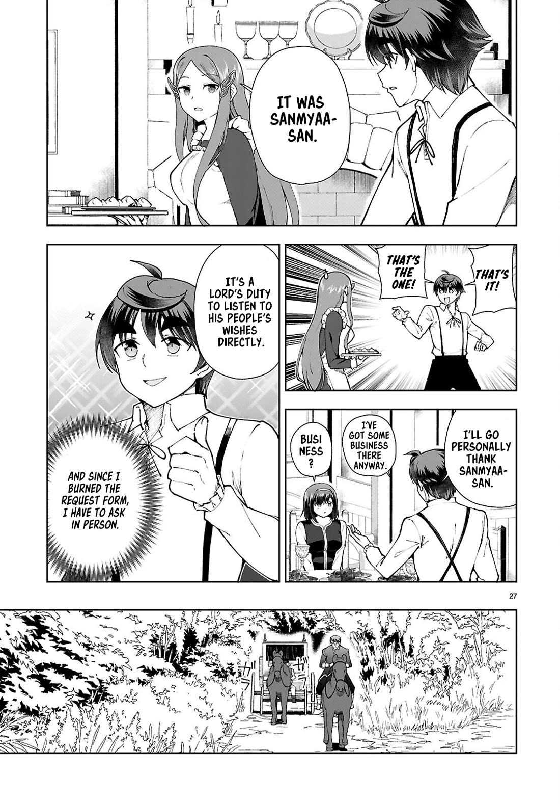 Botsuraku Youtei Nanode, Kajishokunin wo Mezasu chapter 96 page 27