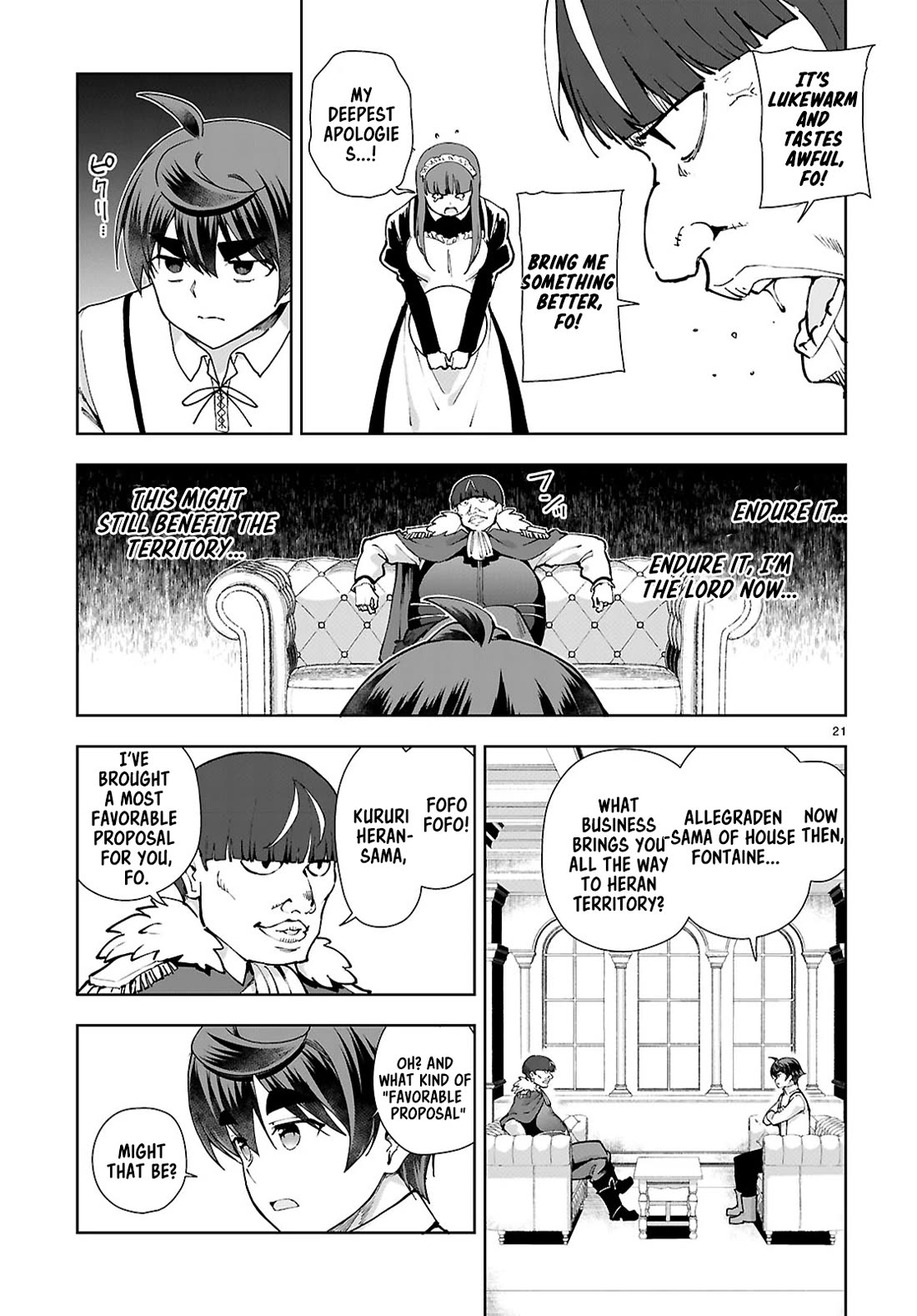 Botsuraku Youtei Nanode, Kajishokunin wo Mezasu chapter 97 page 21