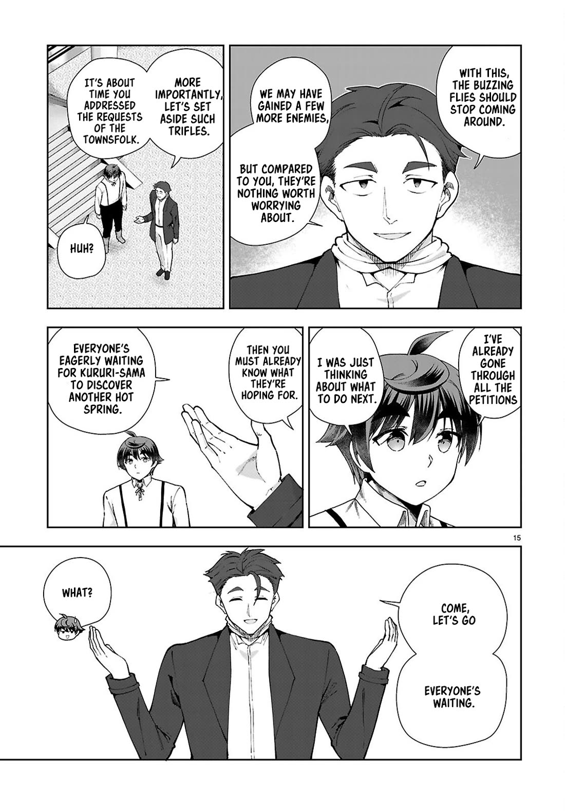 Botsuraku Youtei Nanode, Kajishokunin wo Mezasu chapter 98 page 15