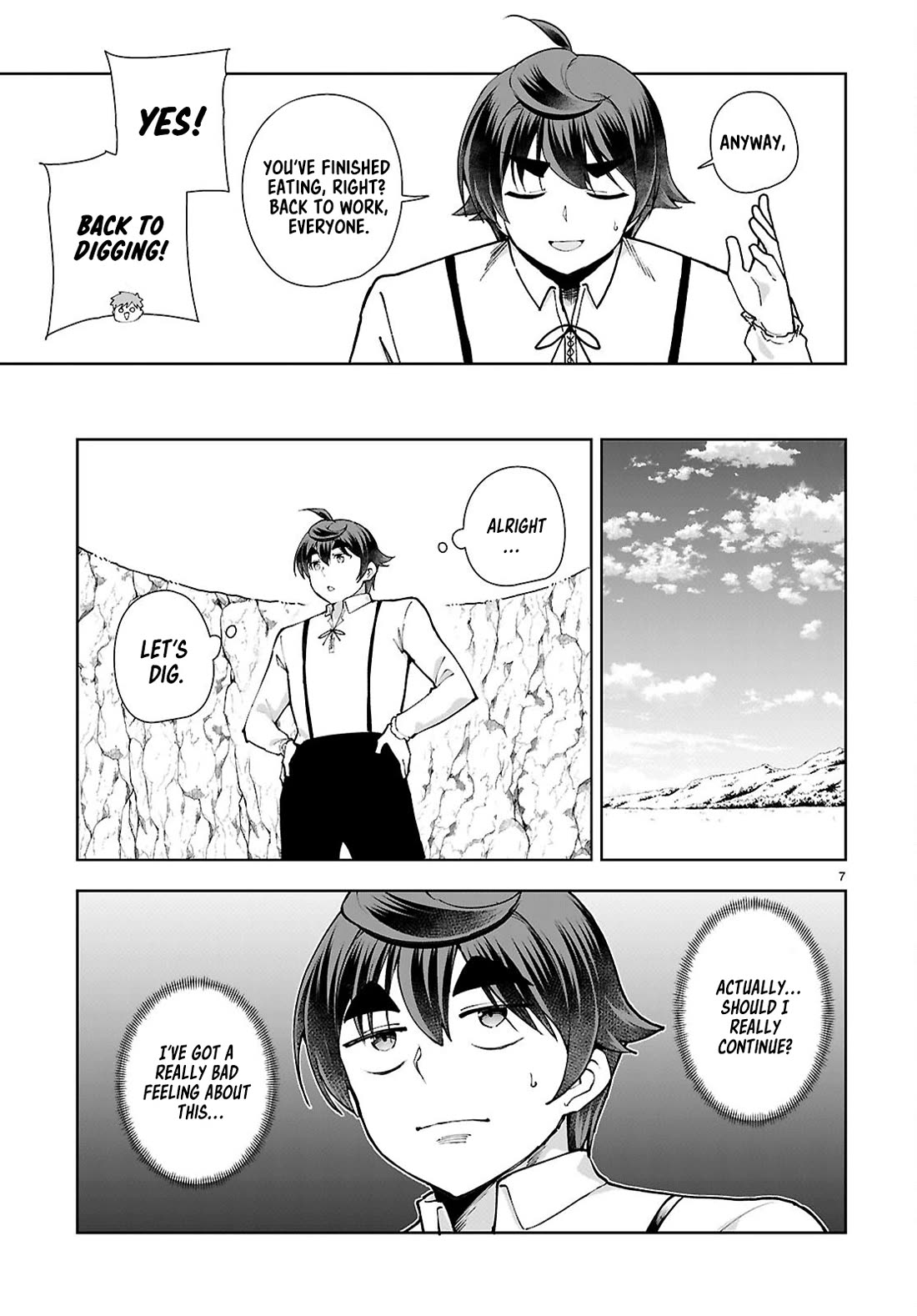 Botsuraku Youtei Nanode, Kajishokunin wo Mezasu chapter 99 page 7