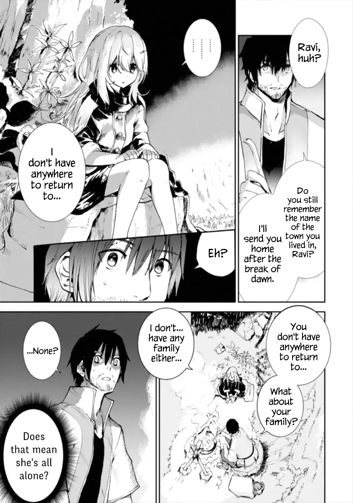 Boukensha License o Hakudatsu Sareta Ossan Dakedo, Manamusume ga Dekita no de Nonbiri Jinsei chapter 1.3 page 28