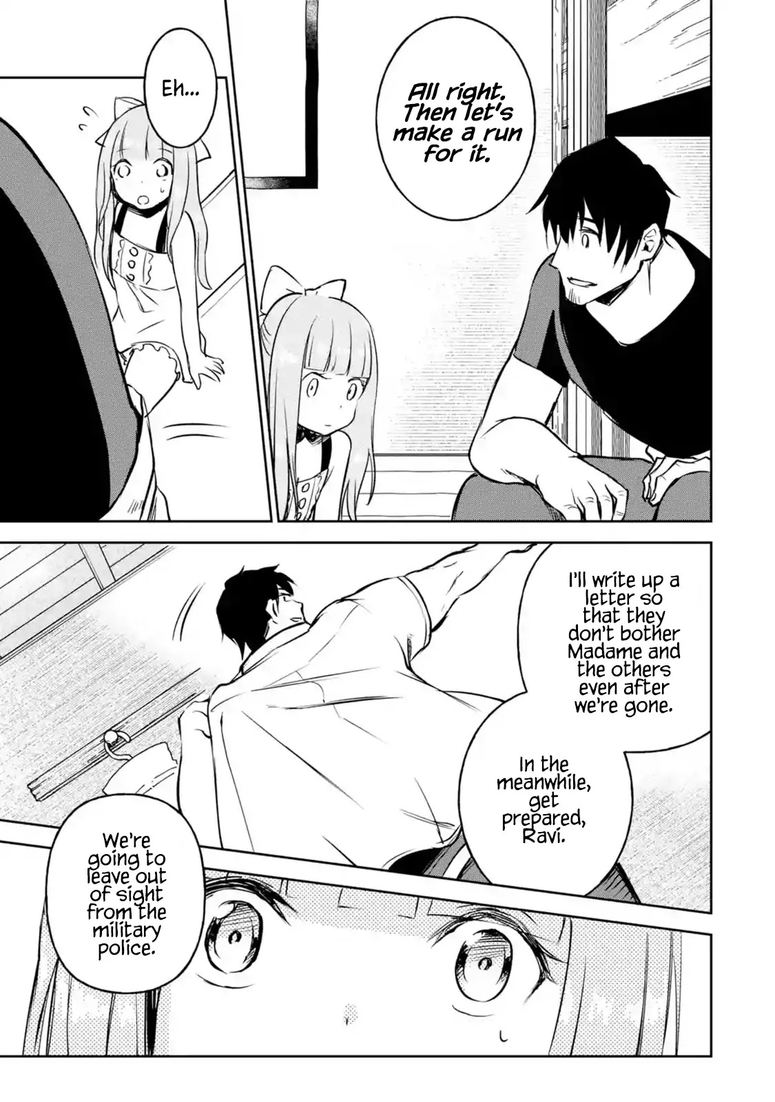 Boukensha License o Hakudatsu Sareta Ossan Dakedo, Manamusume ga Dekita no de Nonbiri Jinsei chapter 11.1 page 34