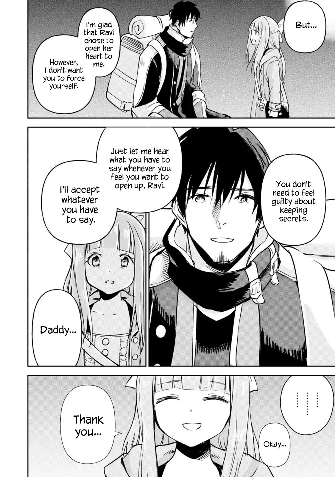 Boukensha License o Hakudatsu Sareta Ossan Dakedo, Manamusume ga Dekita no de Nonbiri Jinsei chapter 11.2 page 33