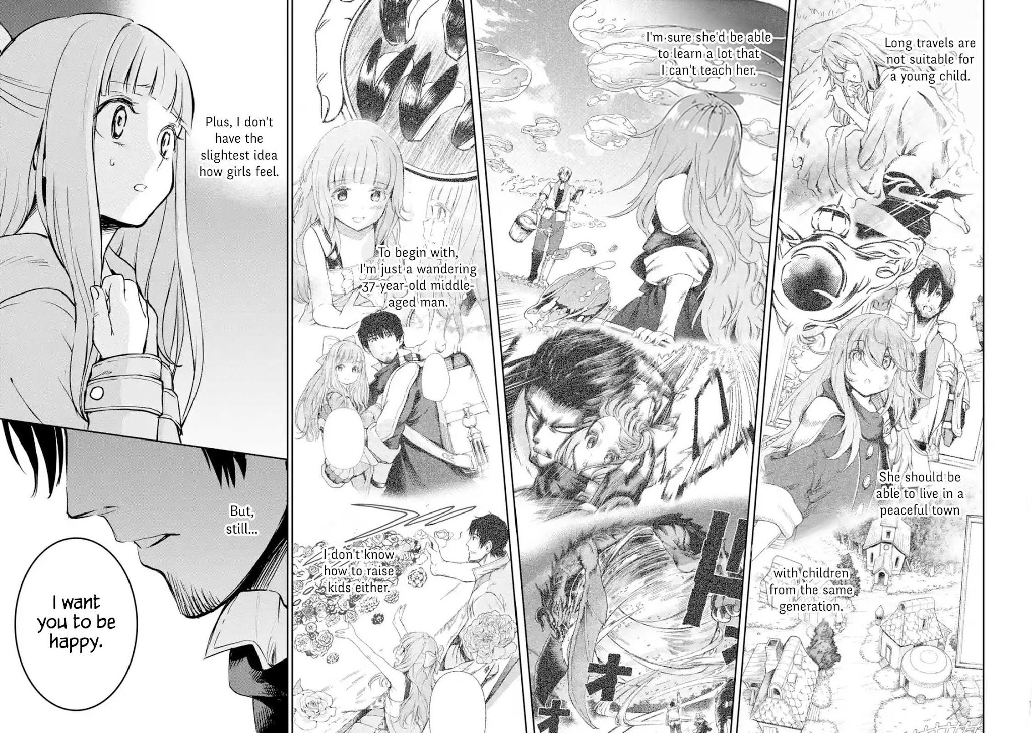 Boukensha License o Hakudatsu Sareta Ossan Dakedo, Manamusume ga Dekita no de Nonbiri Jinsei chapter 11.2 page 40