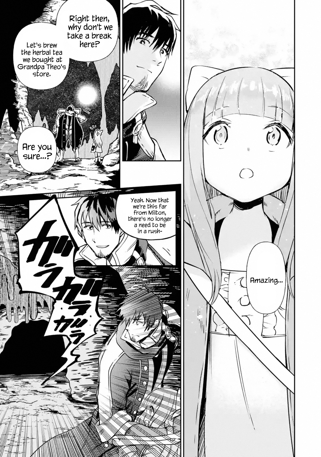 Boukensha License o Hakudatsu Sareta Ossan Dakedo, Manamusume ga Dekita no de Nonbiri Jinsei chapter 12.1 page 3