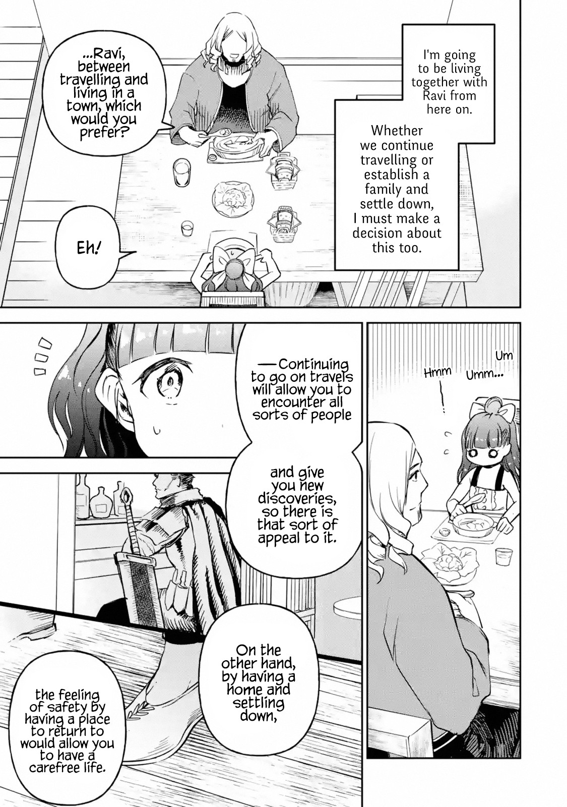 Boukensha License o Hakudatsu Sareta Ossan Dakedo, Manamusume ga Dekita no de Nonbiri Jinsei chapter 12.1 page 49